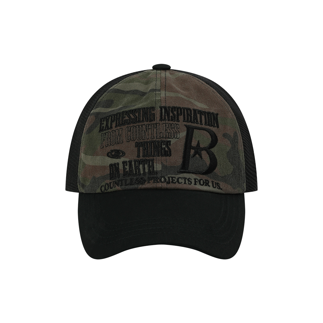 │bauf│ B LOGO mesh ball cap brown BFH-24A-U-BRN-090 BAUF B LOGO Mesh Ball Cap
