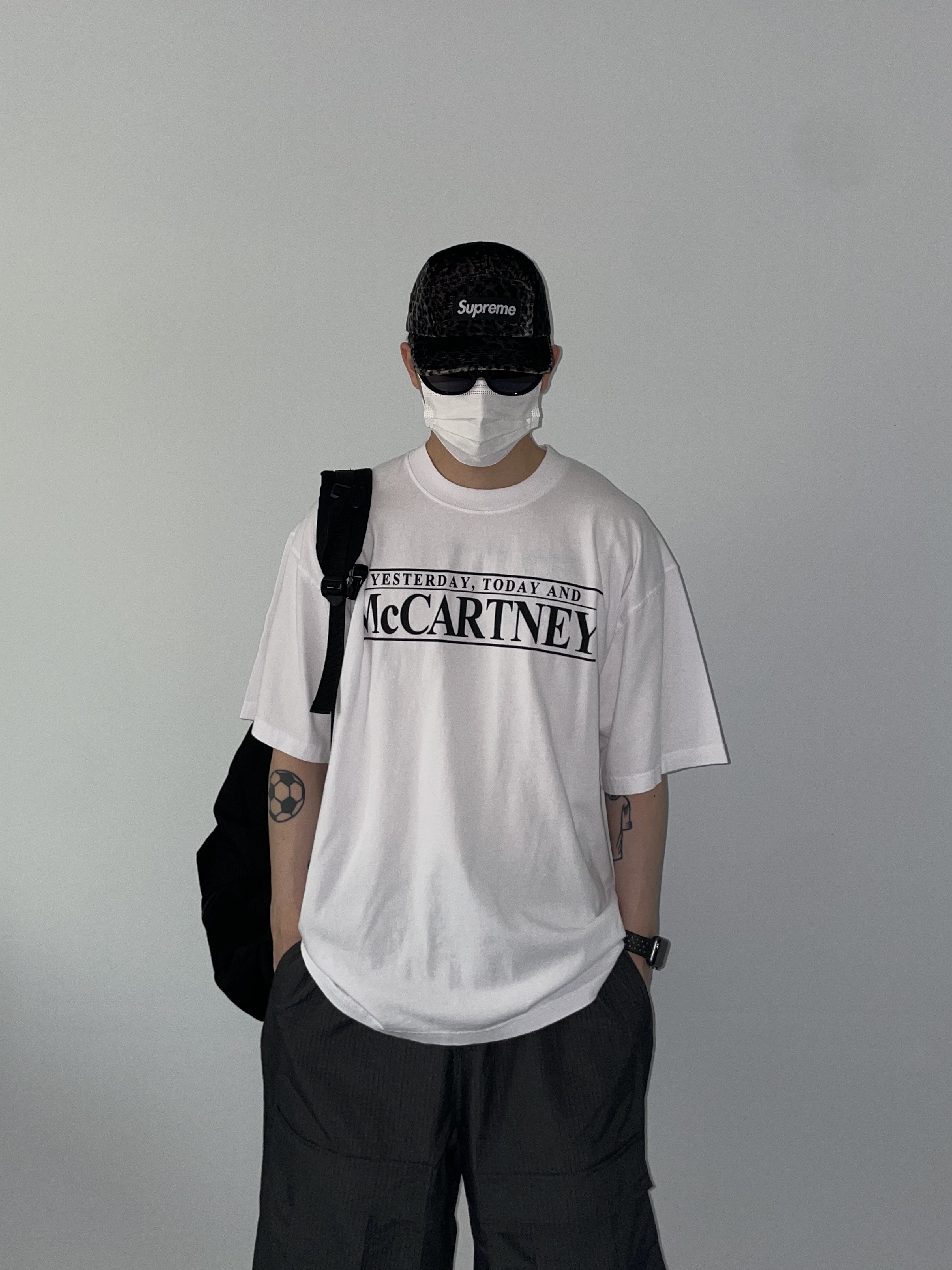 Nike x Stussy Air Penny II Black, Supreme Leopard Velvet Camp Cap Black - 24SS 착용 스타일 - 2