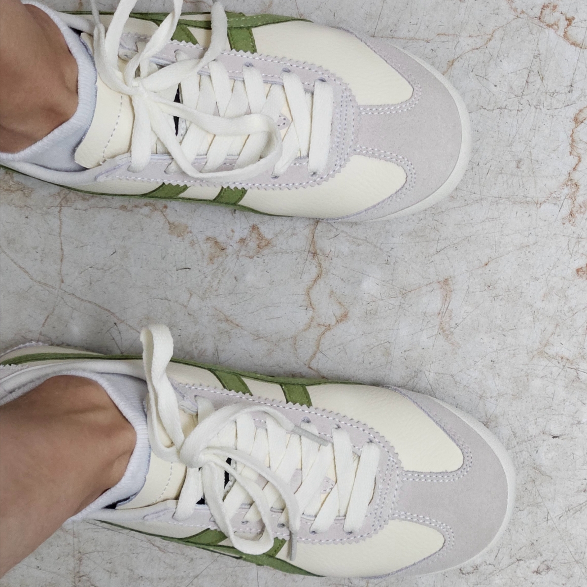 Onitsuka Tiger Mexico 66 Vintage Birch Cactus Green, Onitsuka Tiger Mexico 66 SD Birch Metropolis 착용 스타일
