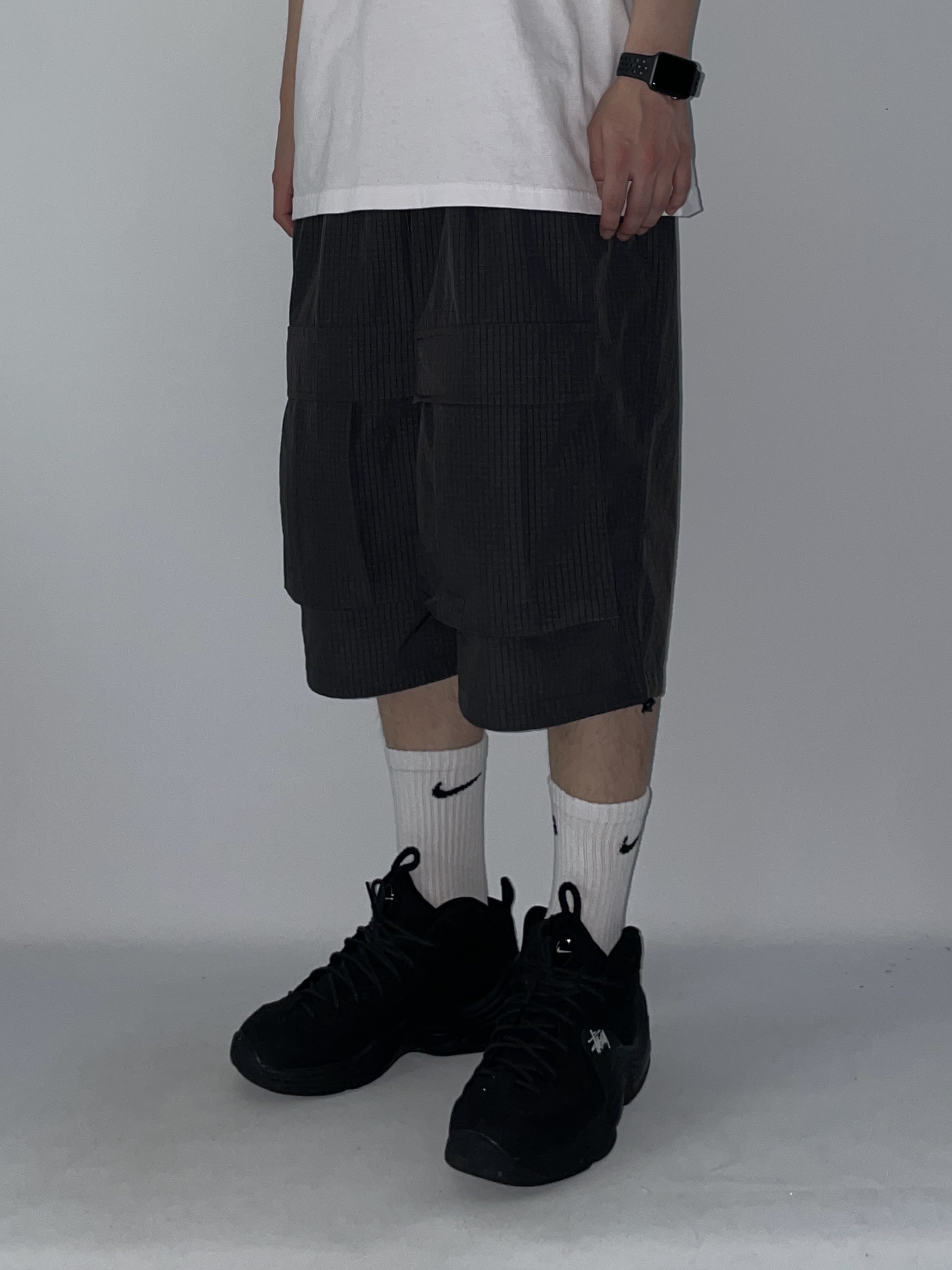 Nike x Stussy Air Penny II Black, Supreme Leopard Velvet Camp Cap Black - 24SS 착용 스타일 - 3