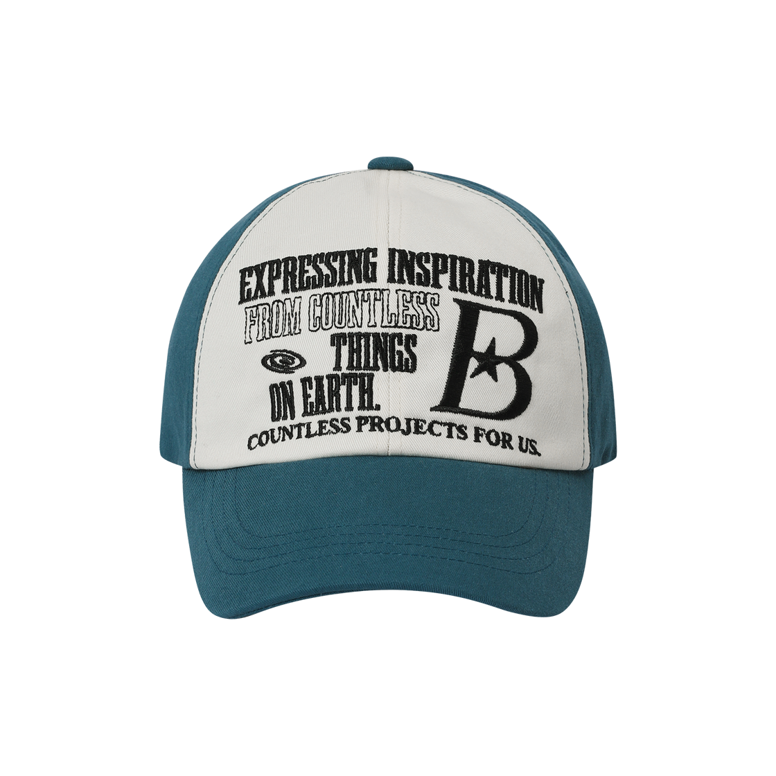 BFH-24A-U-TEA-076 BAUF B Logo Ball Cap Teal - #2