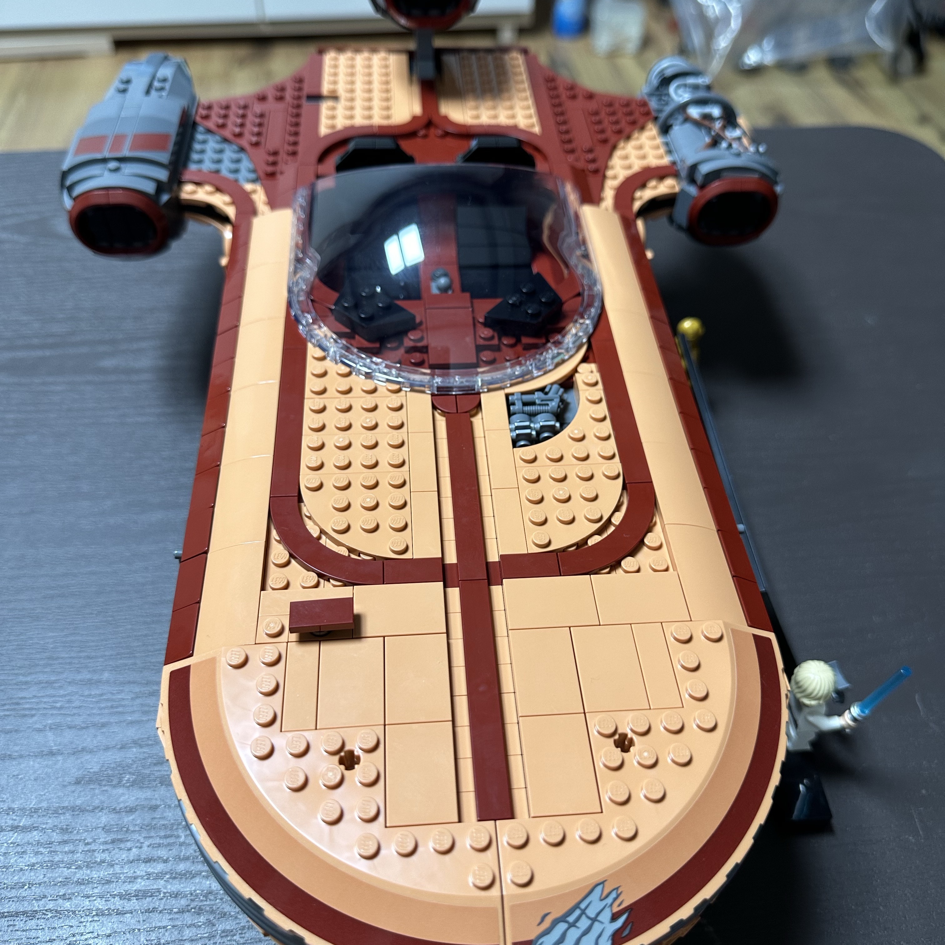 Lego Star Wars Luke Skywalker's Landspeeder 착용 스타일 - 2