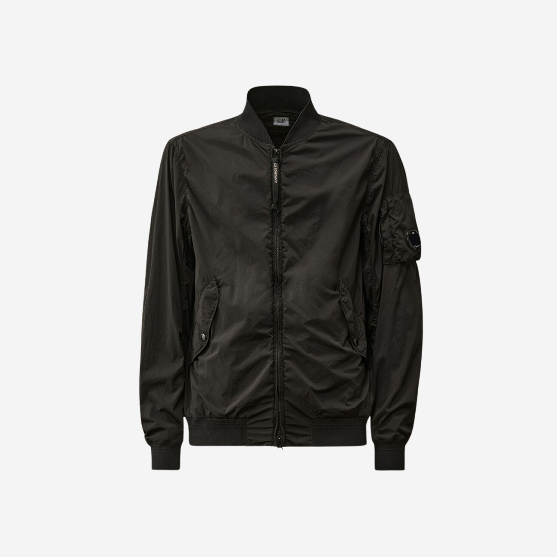 C.P. Company Nycra-R Bomber Jacket Black - 24SS 상세 이미지 1