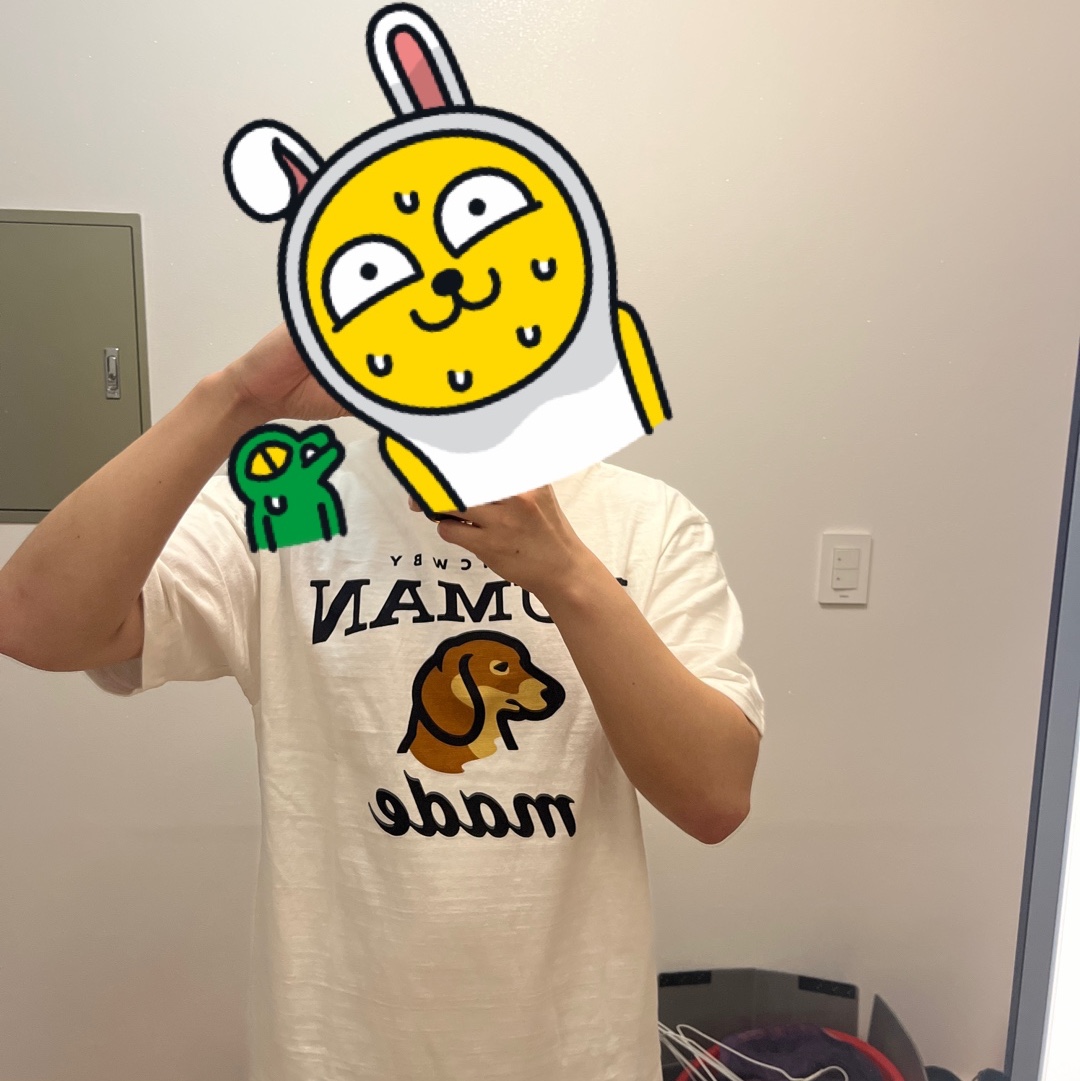 Human Made Graphic T-Shirt #6 White 착용 스타일