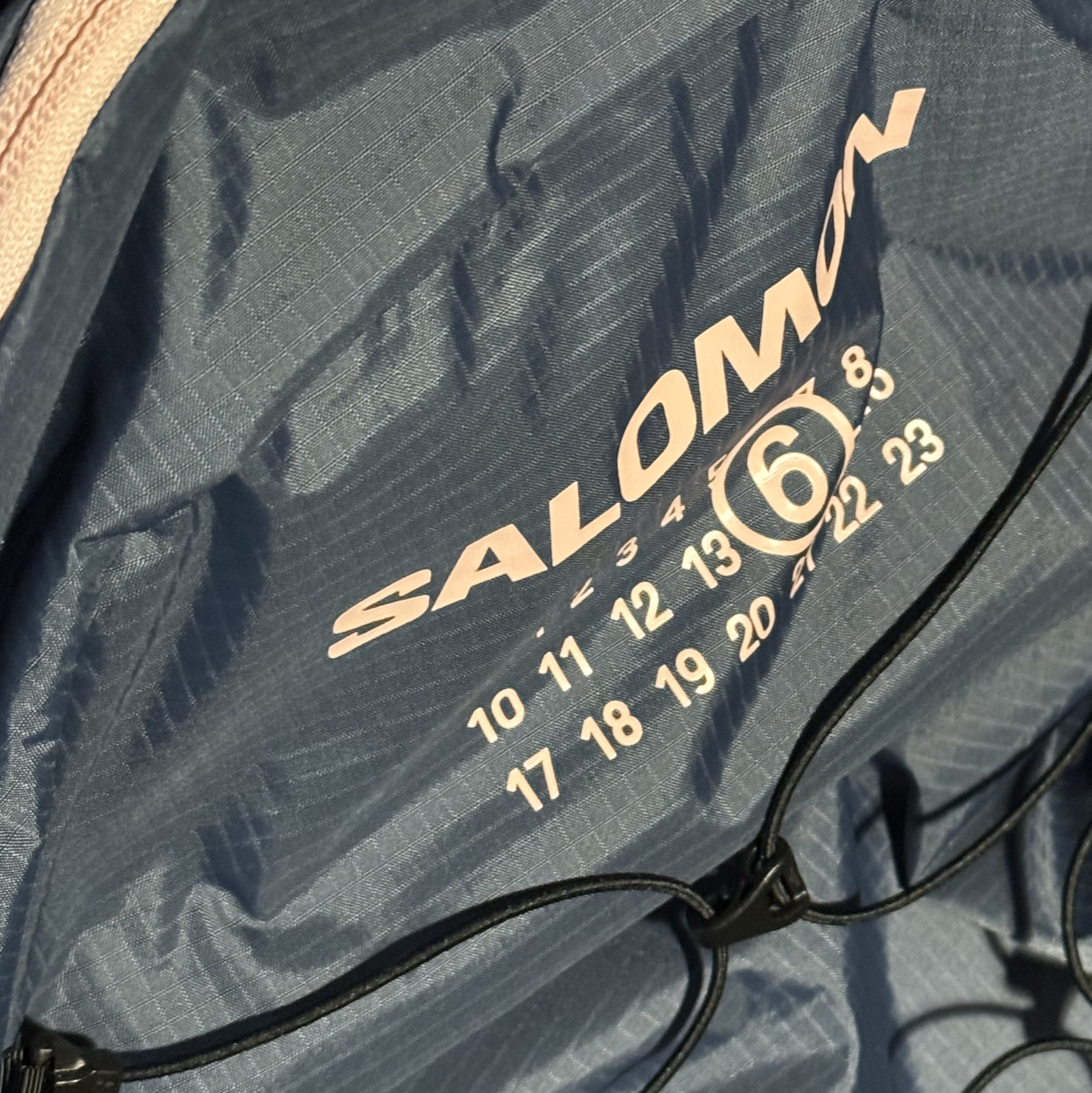 Salomon x MM6 Maison Margiela XT-15 Light Blue 착용 스타일
