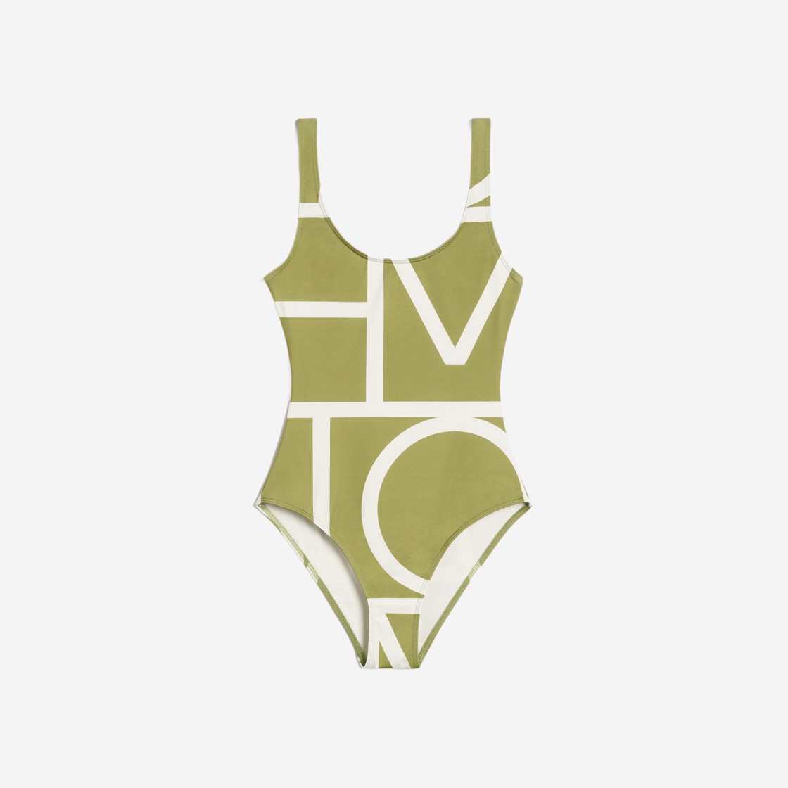 (W) Toteme Monogram Swimsuit Melon Ecru 상세 이미지 1