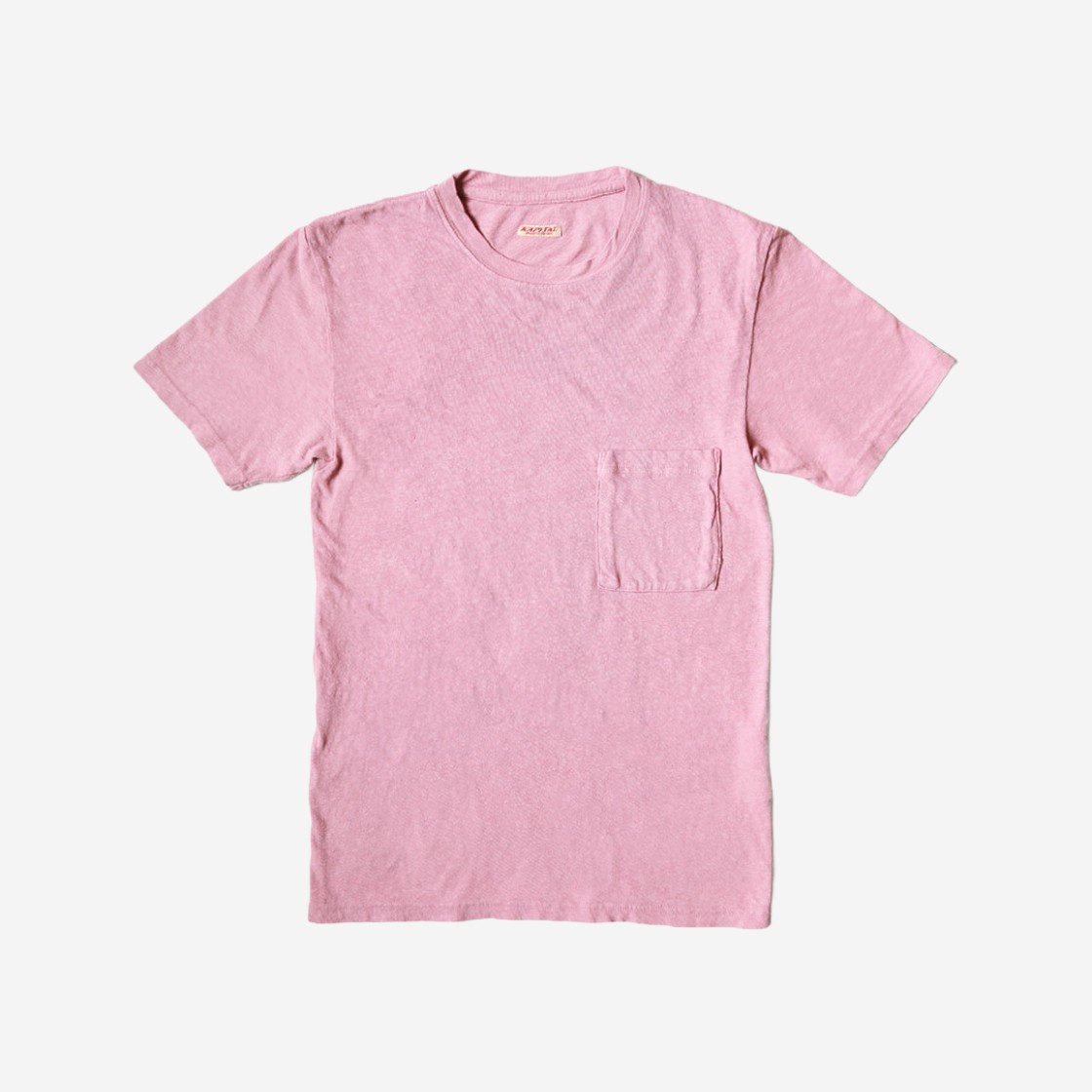 Kapital Gauze Jersey Pocket T-Shirt Pink 상세 이미지 1