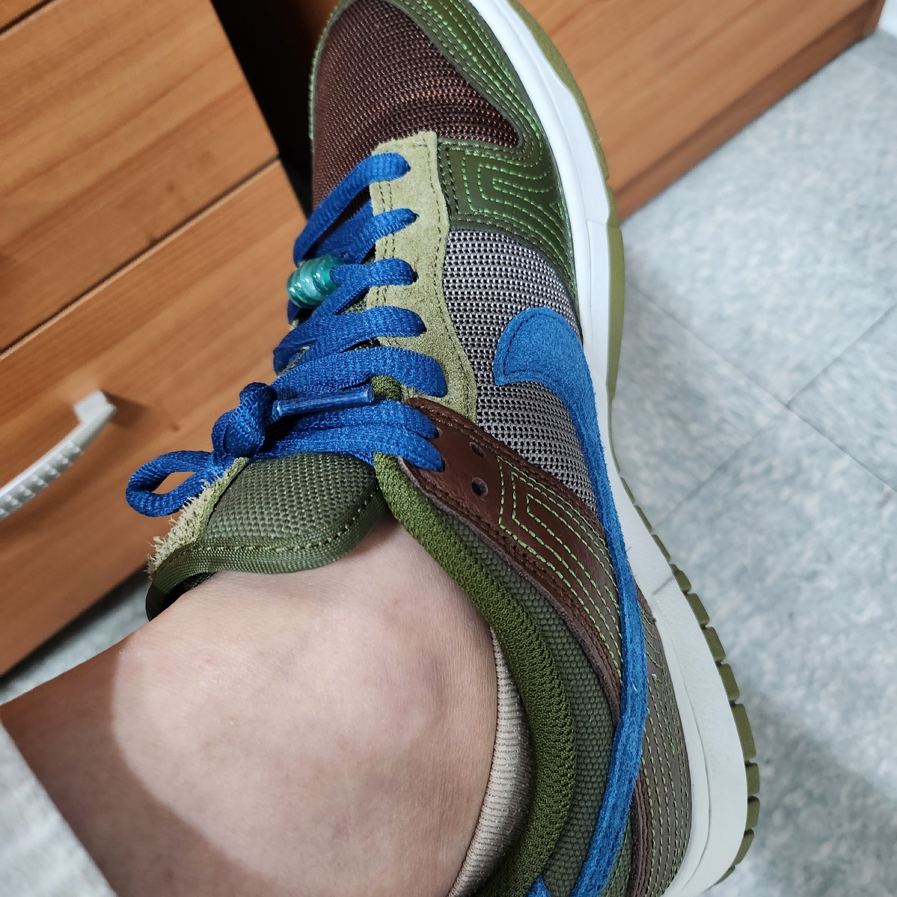 Nike Dunk Low NH Jade 착용 스타일 - 2