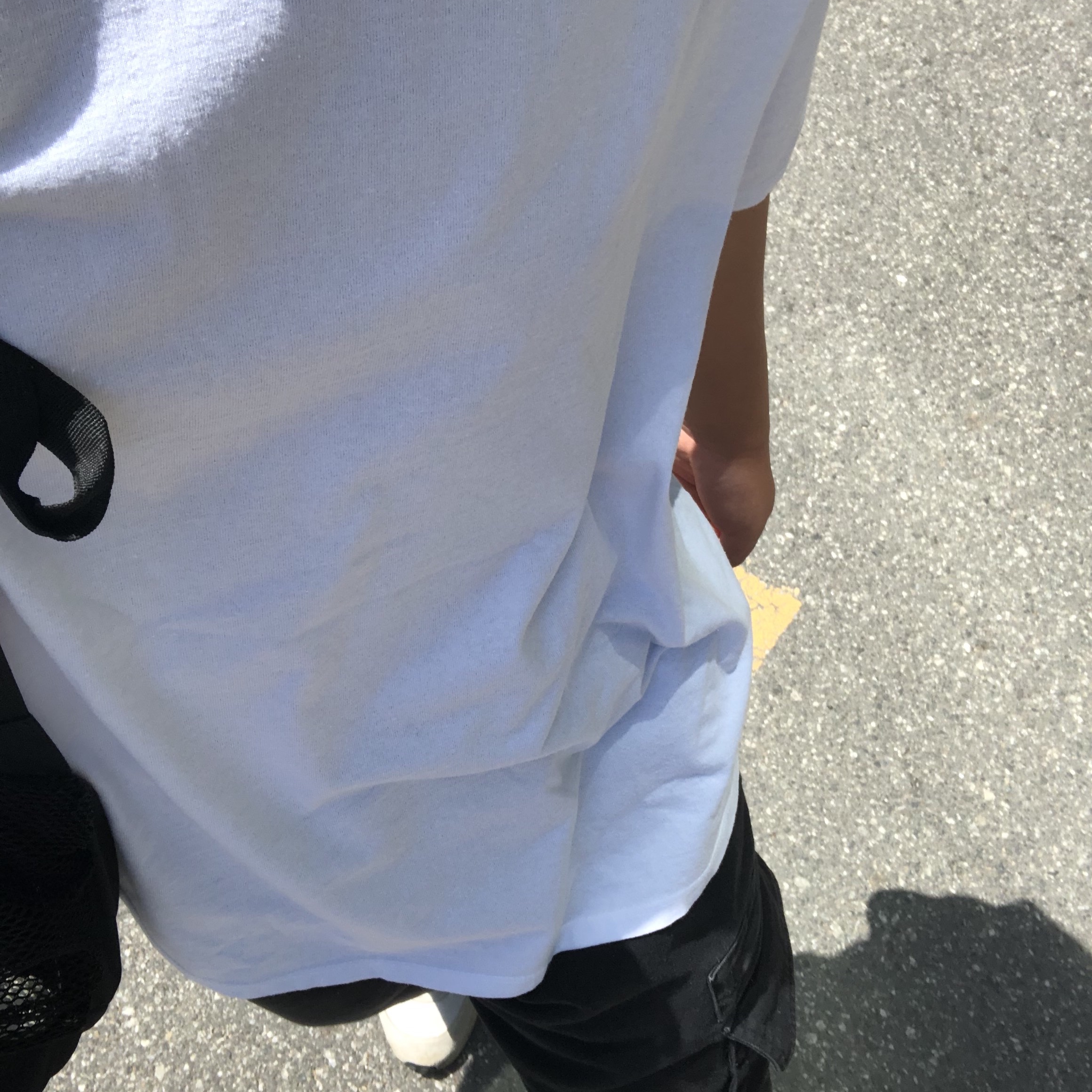Patagonia P-6 Logo Responsibili-Tee S/S White 착용 스타일