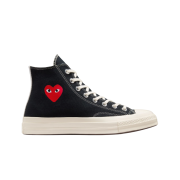 Converse x Play Comme des Garcons Single Heart Chuck 70 Hi Black