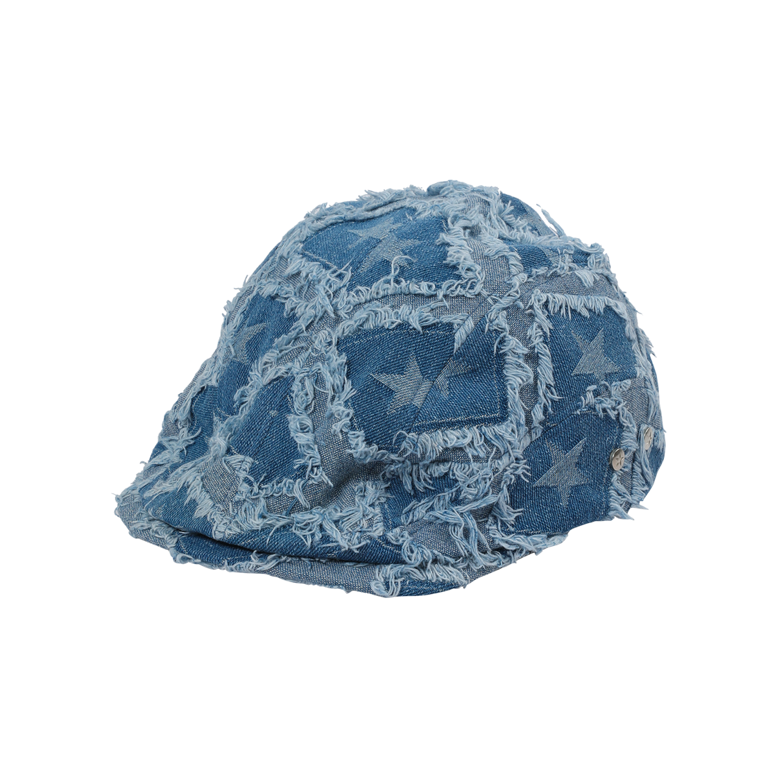 BFH-24A-U-LDN-086 BAUF Star Rivet Hunting Cap Light Denim