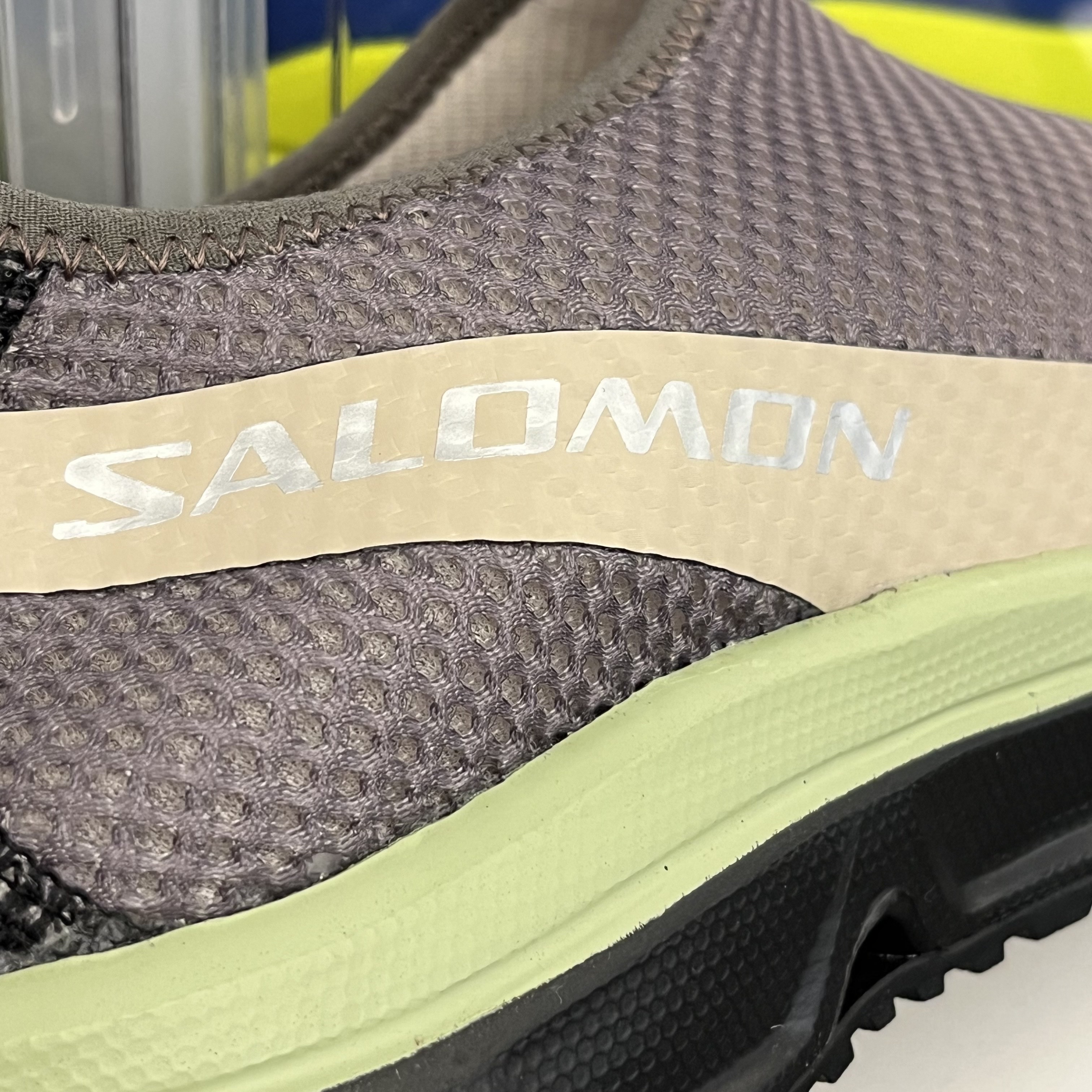 Salomon RX Moc 3.0 Feather Gray Plum Kitten 착용 스타일 - 2
