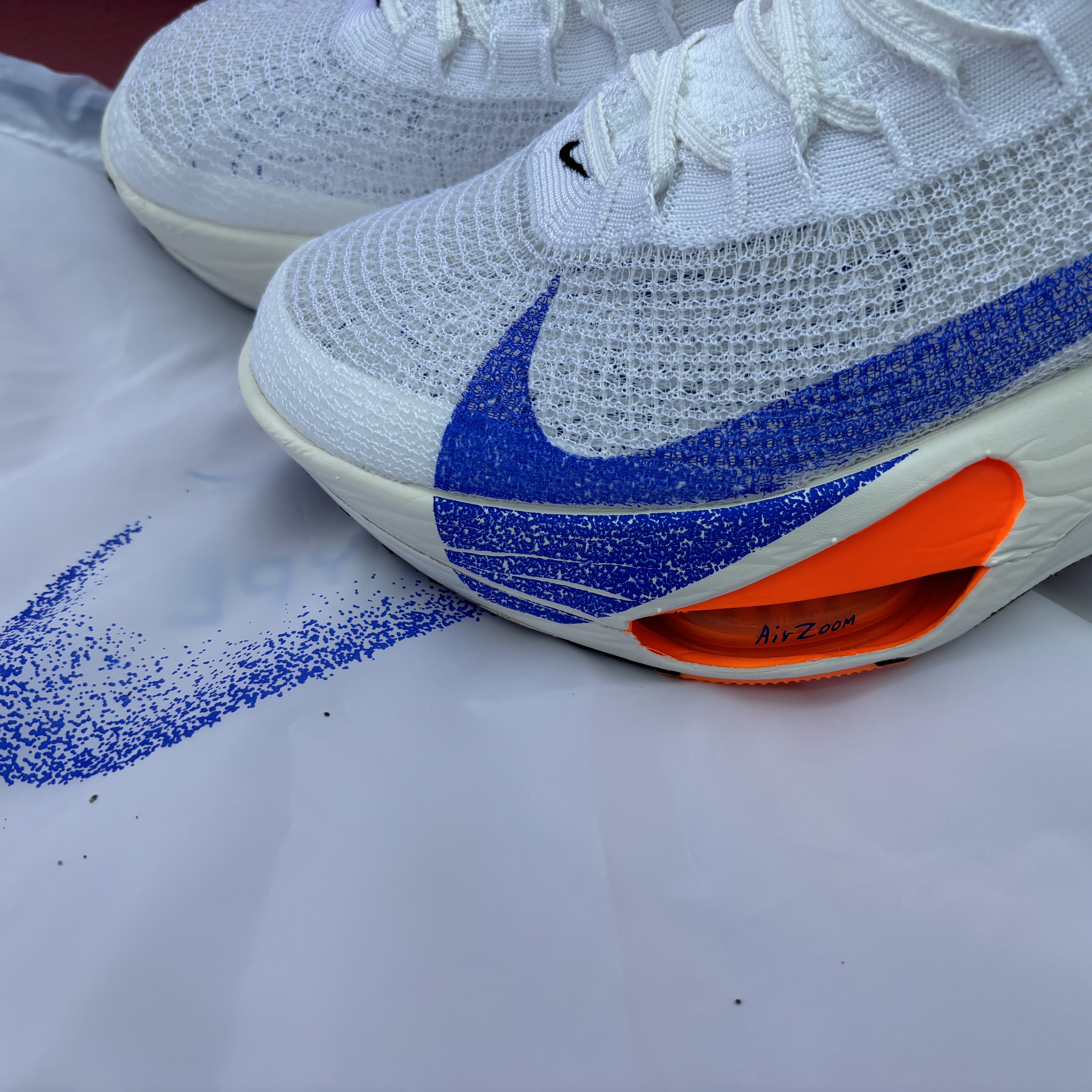 Nike Air Zoom Alphafly Next% 3 Blueprint 착용 스타일