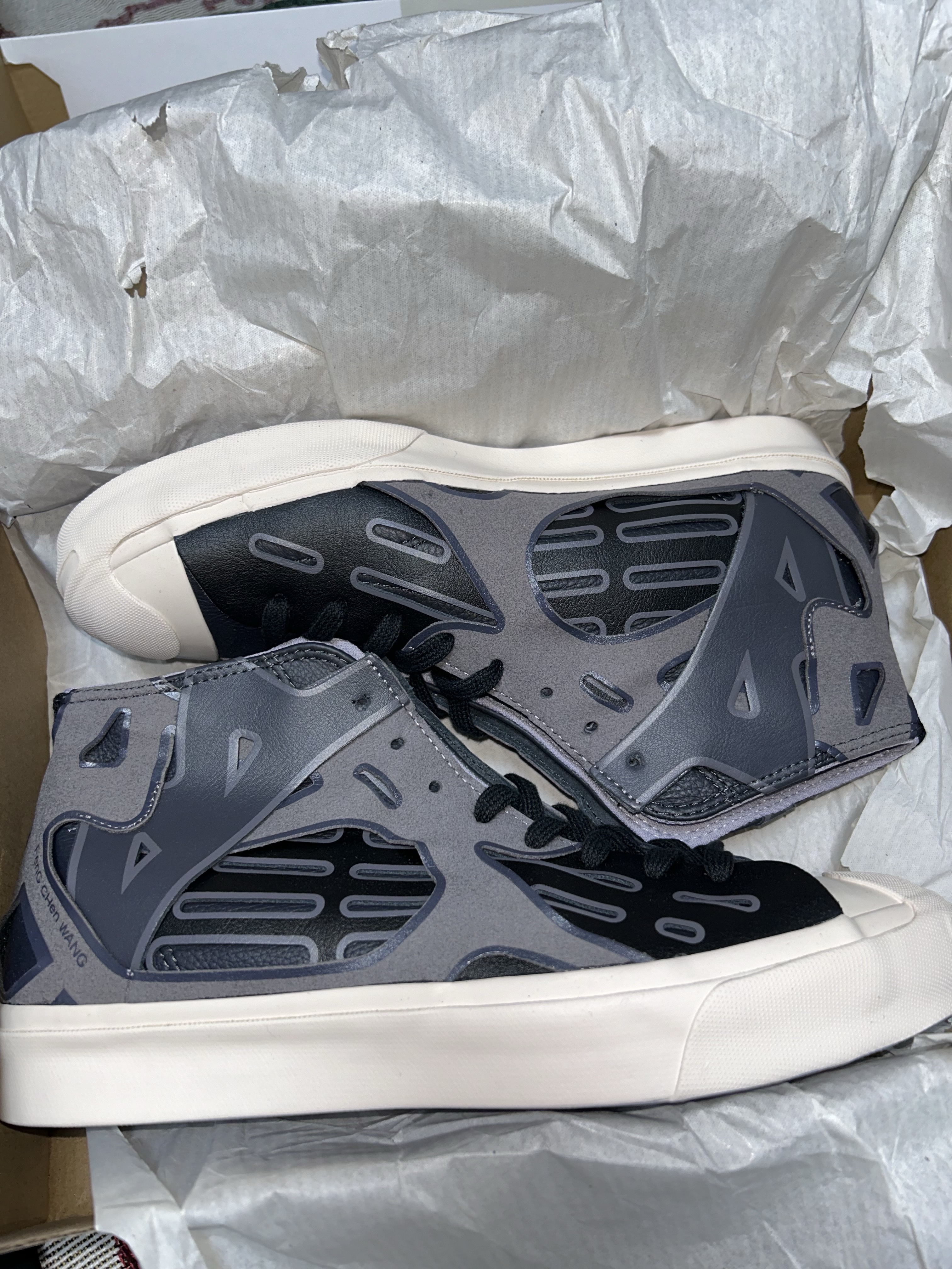 Converse x Feng Chen Wang Jack Purcell Mid Obsidian 착용 스타일 - 7