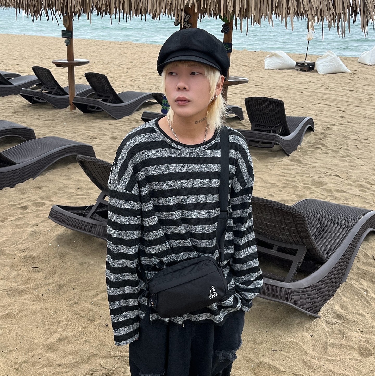 Converse x Drkshdw Turbowpn Pelican 착용 스타일 - 4
