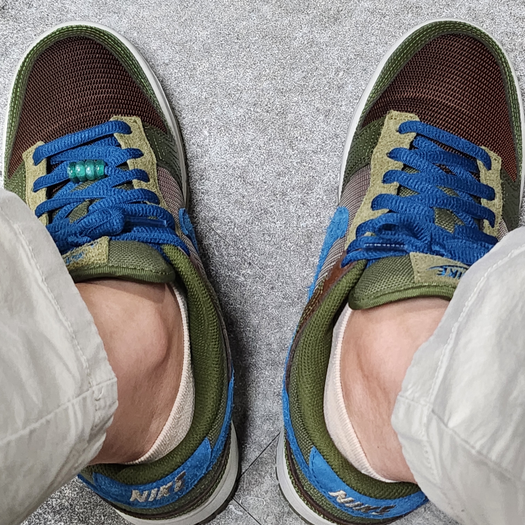 Nike Dunk Low NH Jade 착용 스타일 - 1