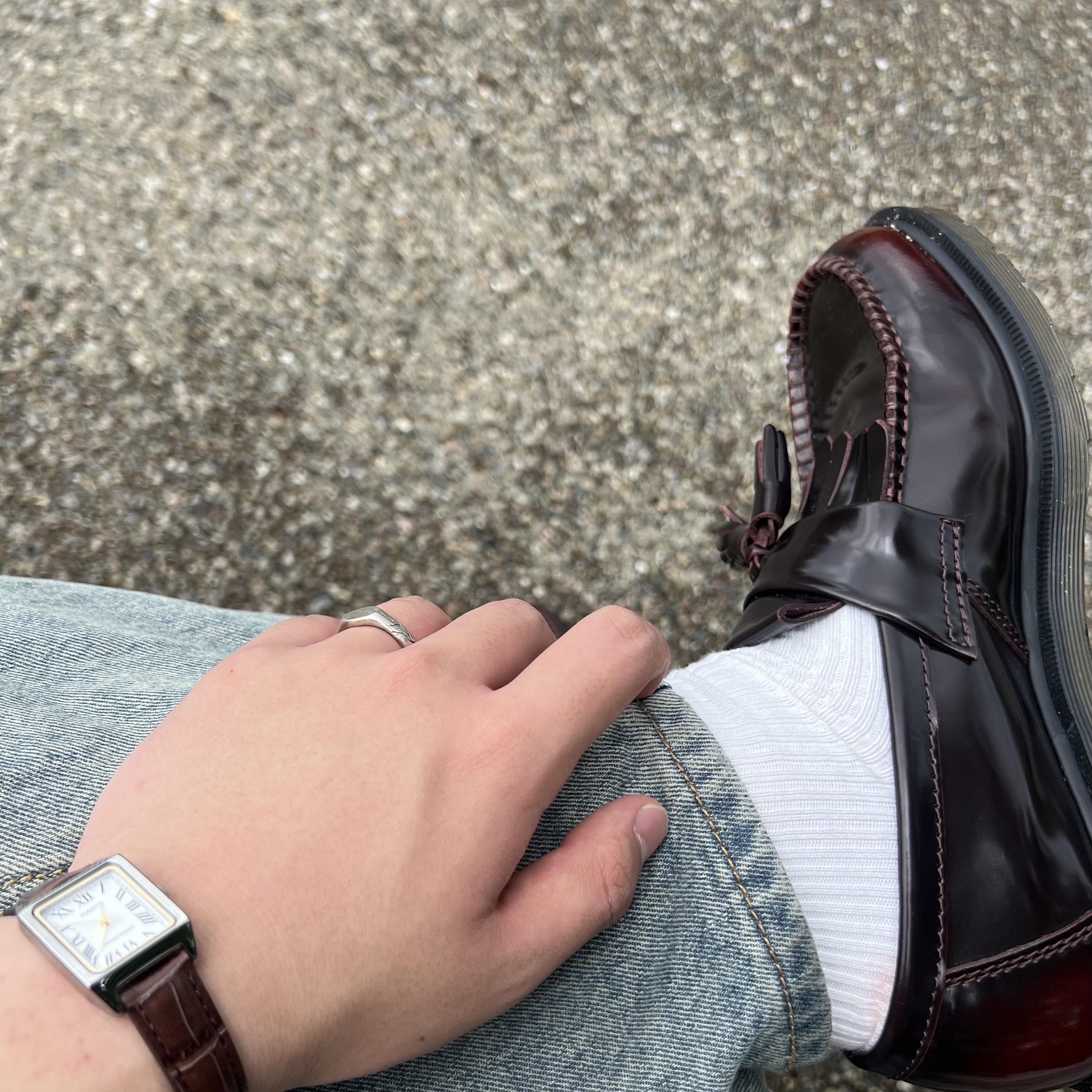 Casio LTP-V007L-7B2 착용 스타일
