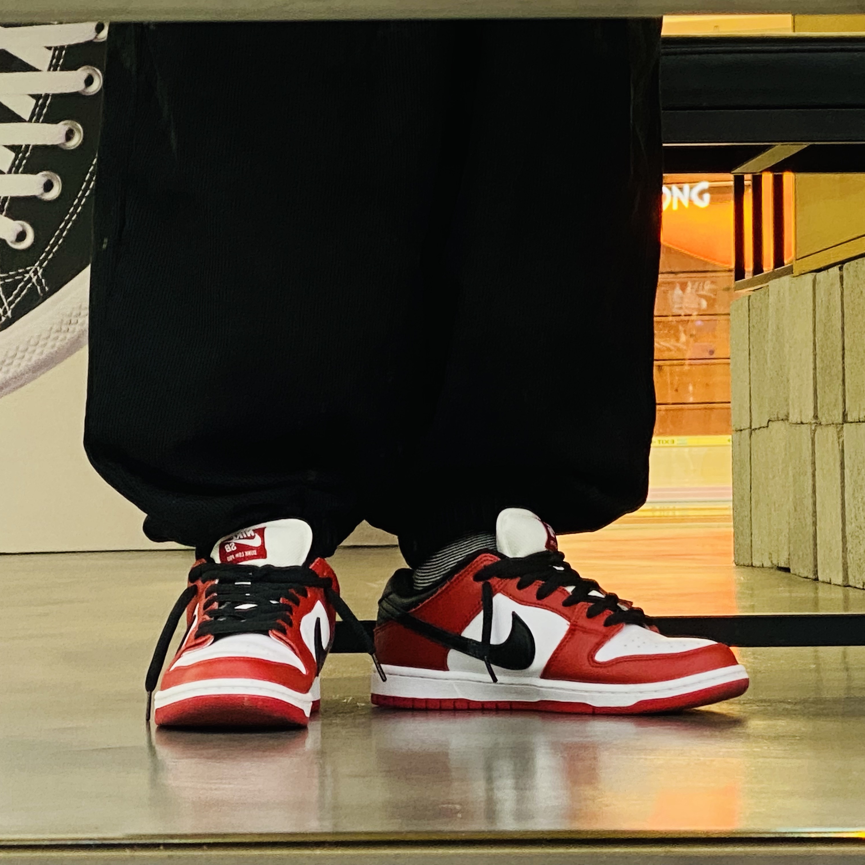 Nike SB Dunk Low Pro Chicago 착용 스타일 - 6