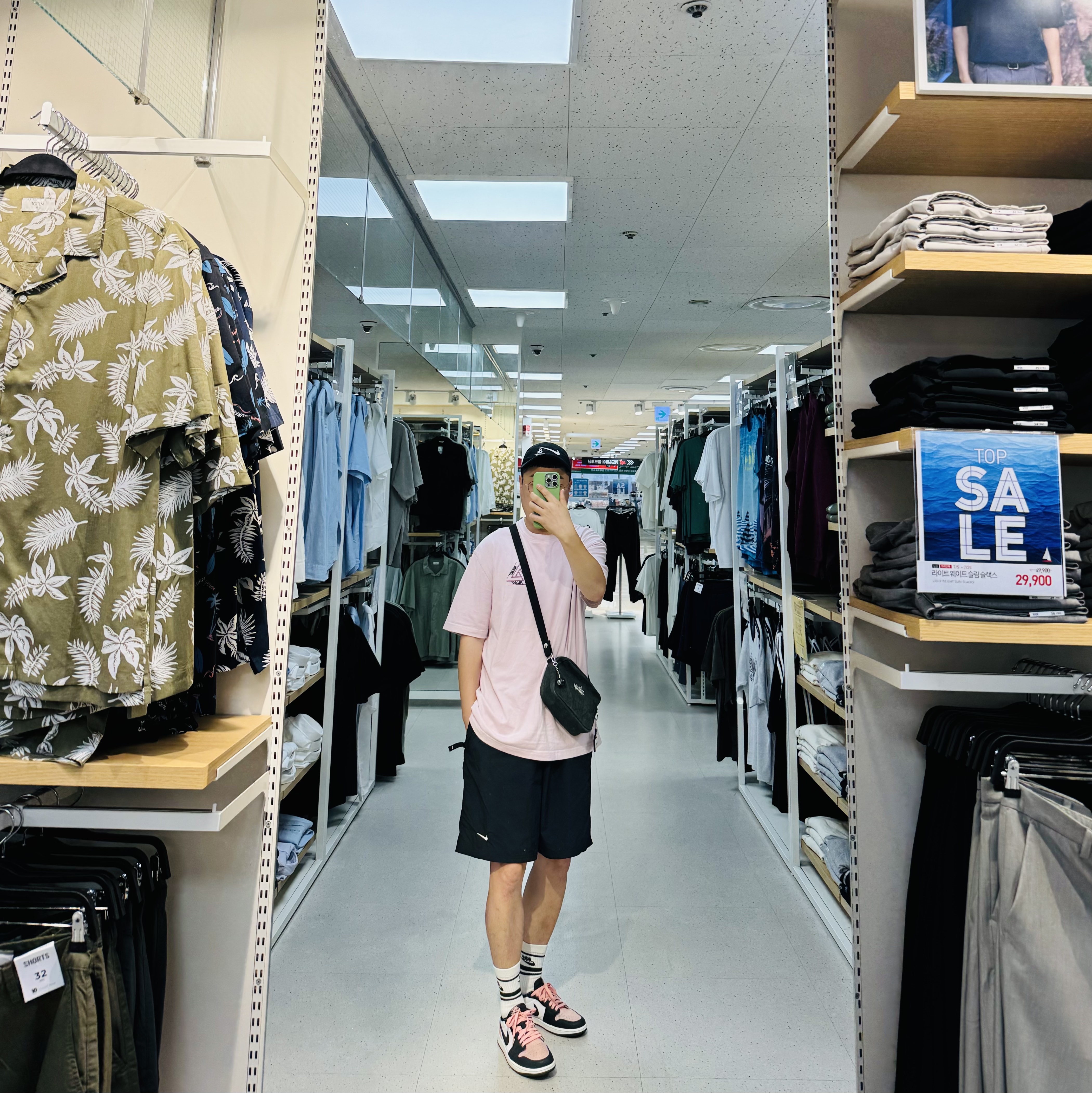 Nike x Undercover NRG AW84 TC Adjustable Cap Black, Palace Basically A Tri-Ferg T-Shirt Pink - 21SS 착용 스타일 - 1