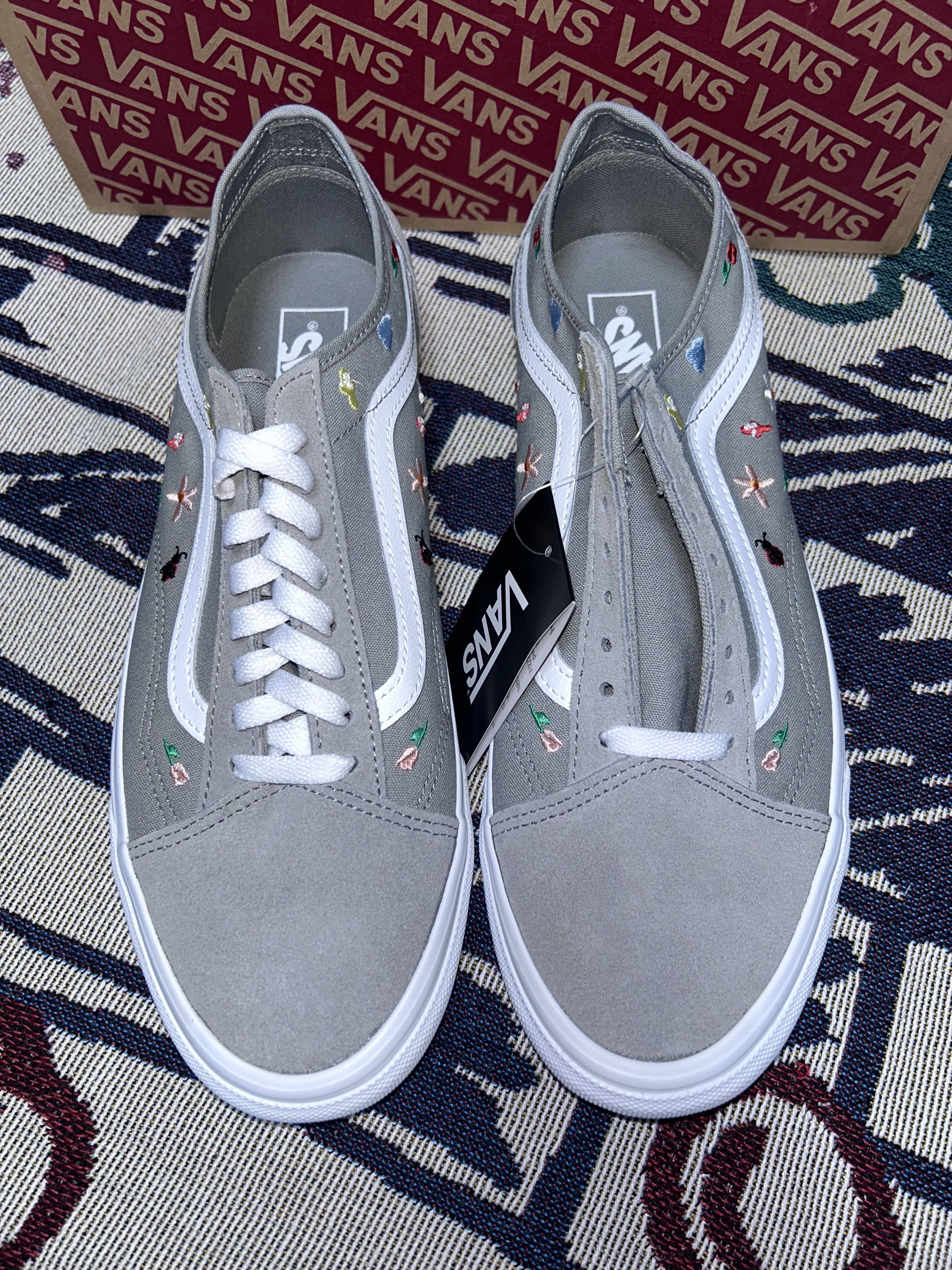 Vans Old Skool Tapered Garden Party Drizzle 착용 스타일 - 2