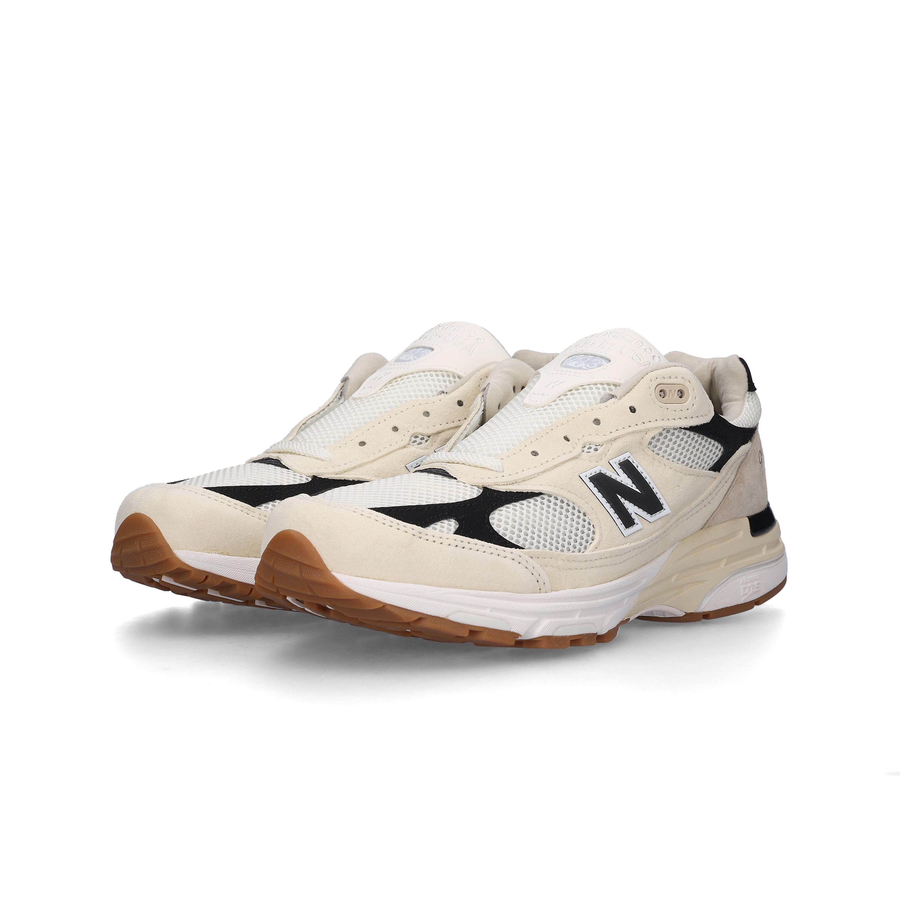 New Balance 993 Made in USA Sea Salt Black