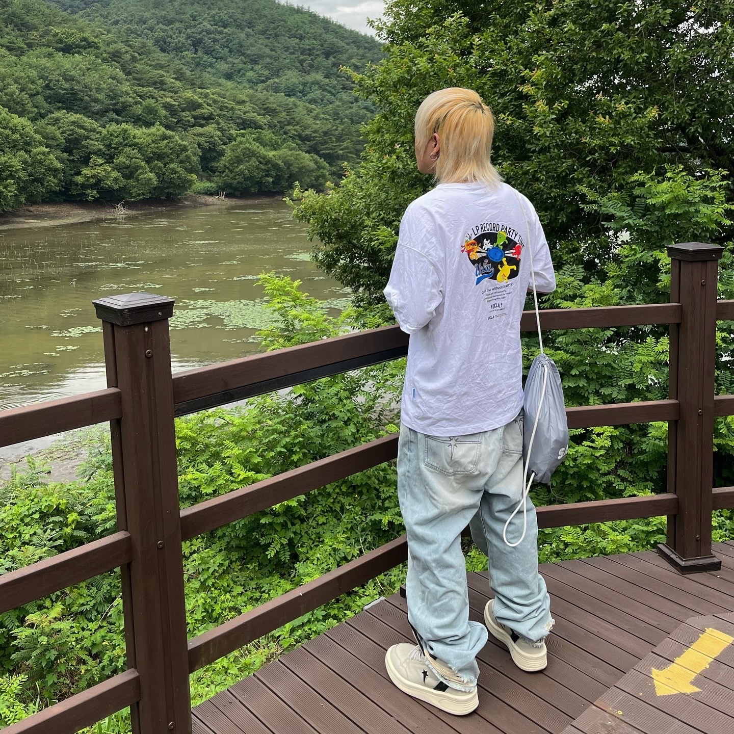 Converse x Drkshdw Turbowpn Pelican 착용 스타일 - 4