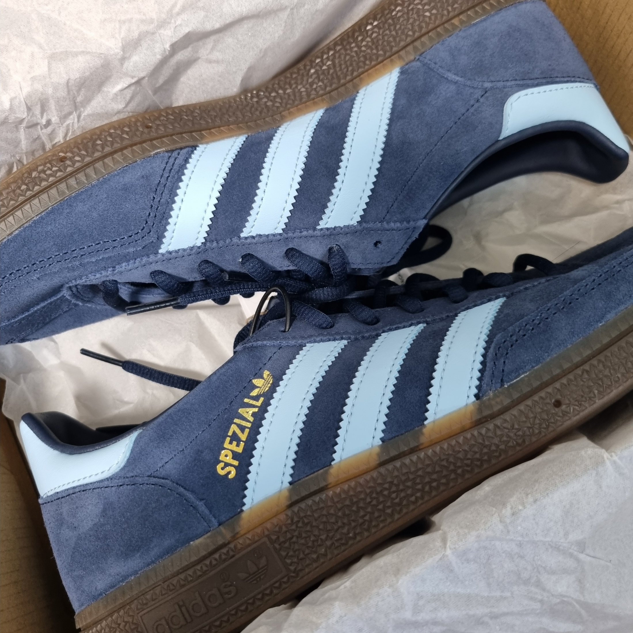 Adidas Spezial Handball Collegiate Navy 착용 스타일 - 1