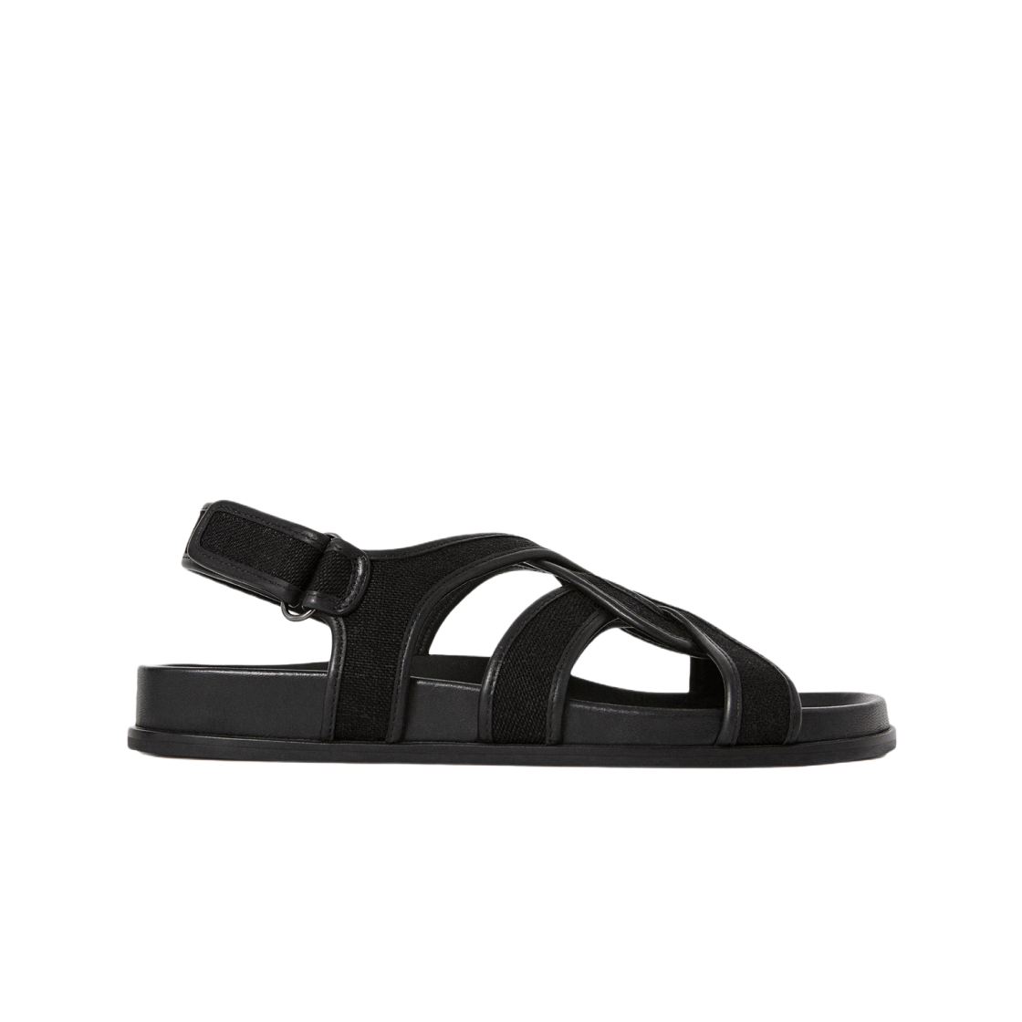 (W) Toteme The Chunky Sandals Black 상세 이미지 1