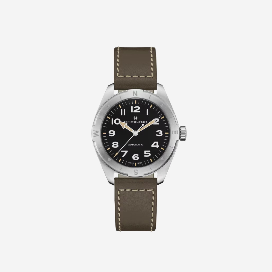 Hamilton Khaki Field Expedition Auto 41mm Stainless Steel Cow leather Black 상세 이미지 1