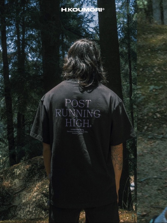 Hermanos Koumori PRH T-Shirt Black 착용 스타일 - 2