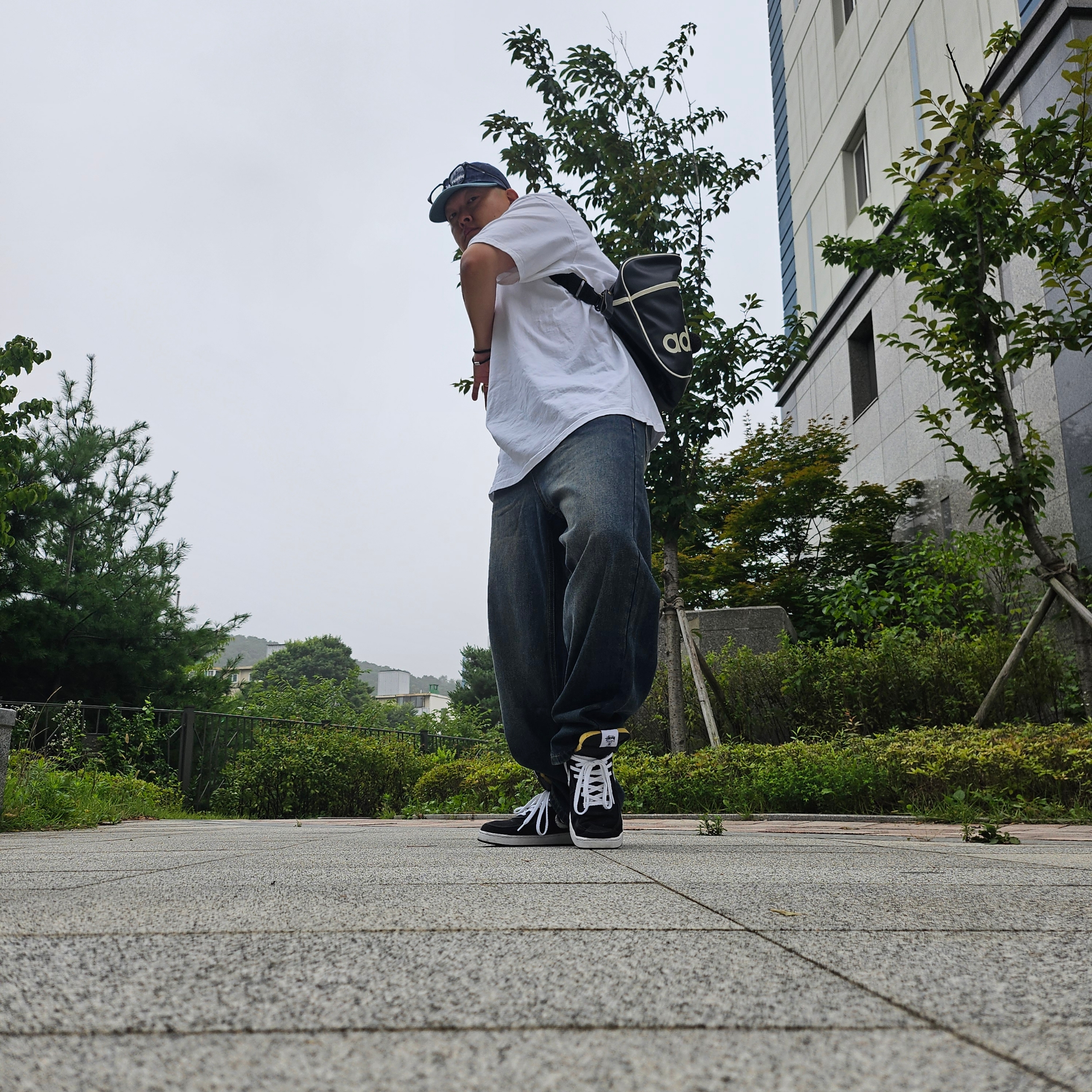 Nike x Stussy Vandal High Black, Gucci Ghost Ring Silver 9mm 착용 스타일 - 3