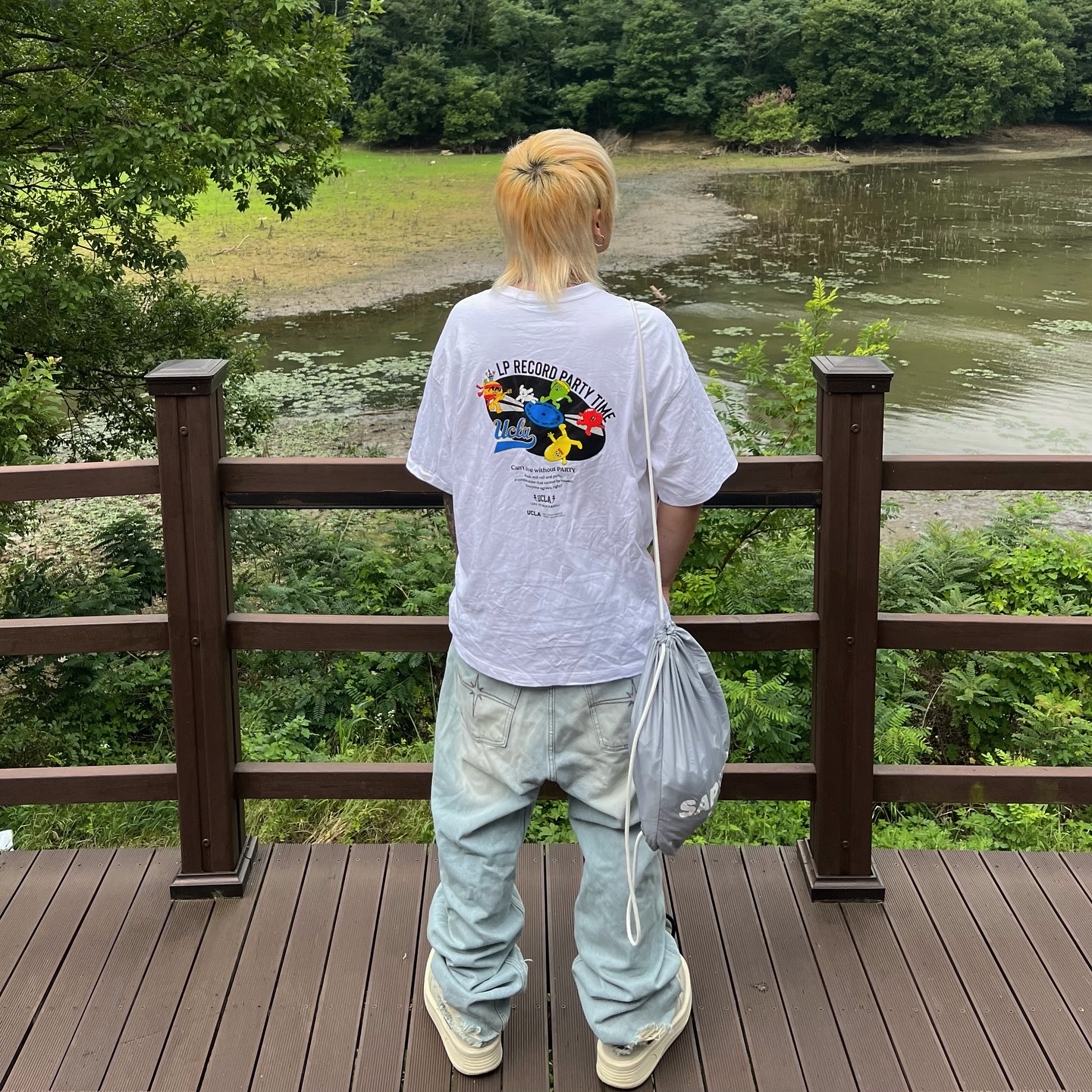 Converse x Drkshdw Turbowpn Pelican 착용 스타일 - 1