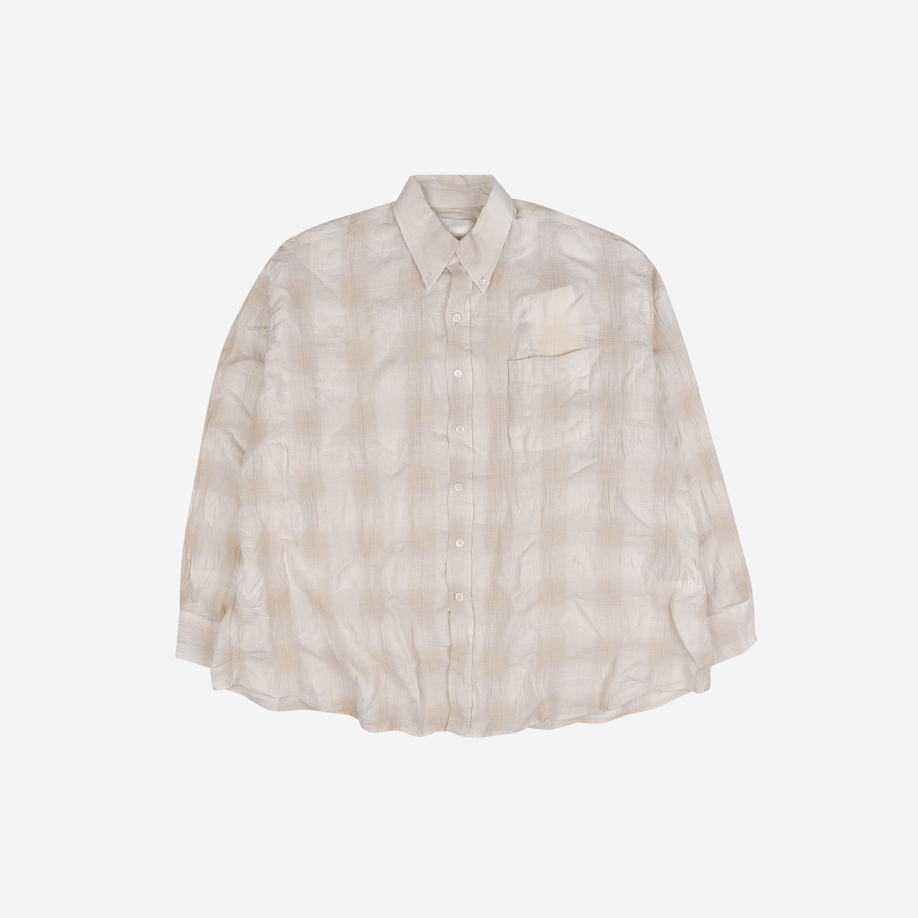 Our Legacy Borrowed BD Shirt Naturelle Spectral Check