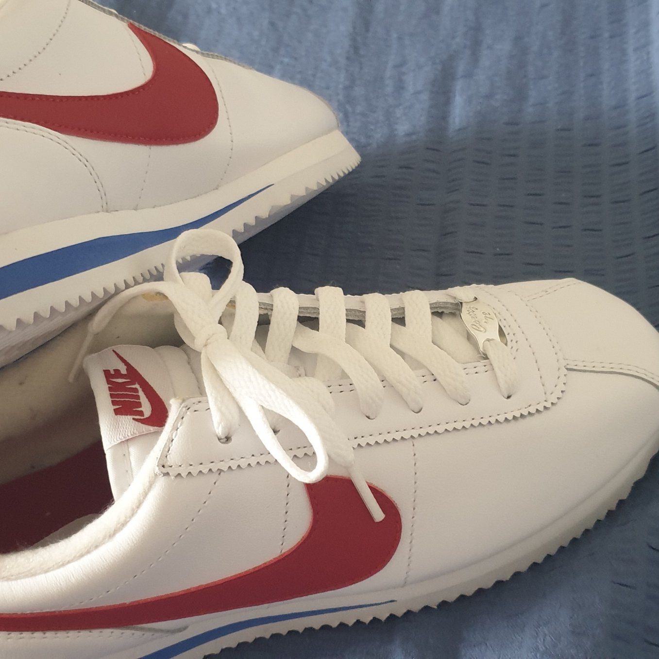 Nike Cortez Varsity Red White & Blue 착용 스타일 - 3