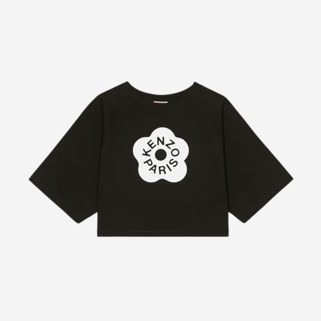 (W) Kenzo Boke Flower 2.0 Boxy T-Shirt Black 상세 이미지 1