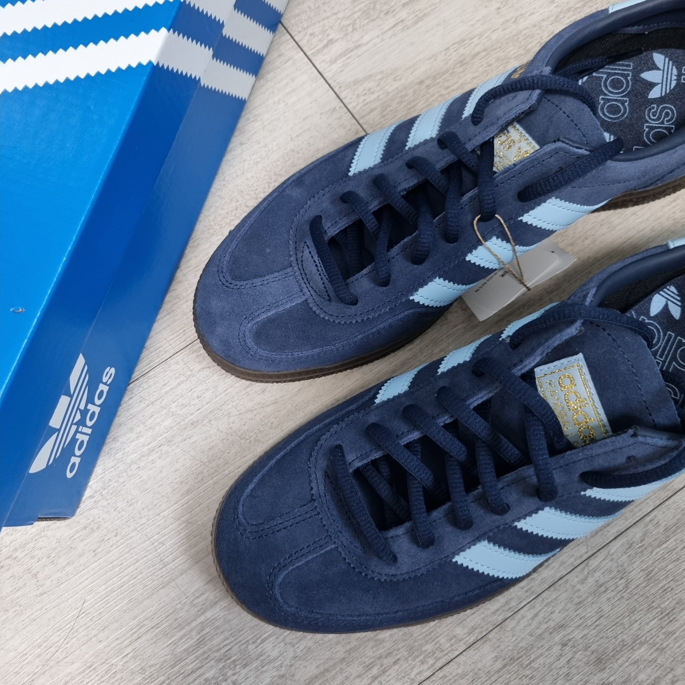Adidas Spezial Handball Collegiate Navy 착용 스타일 - 2