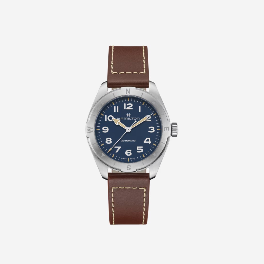 Hamilton Khaki Field Expedition Auto 41mm Stainless Steel Cow leather Blue 상세 이미지 1