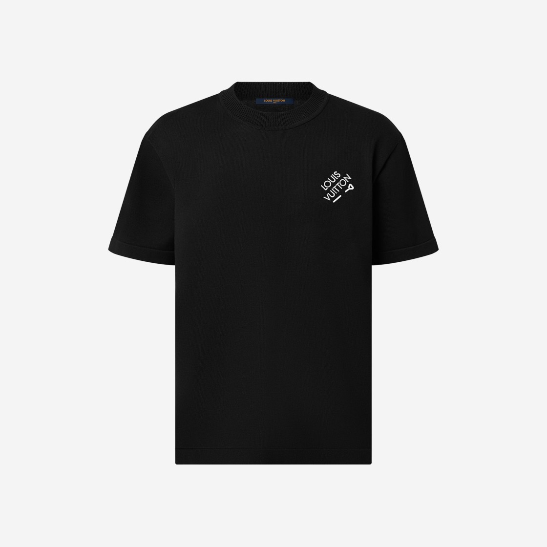 Louis Vuitton Signature Short Sleeved T-Shirt Black 상세 이미지 1