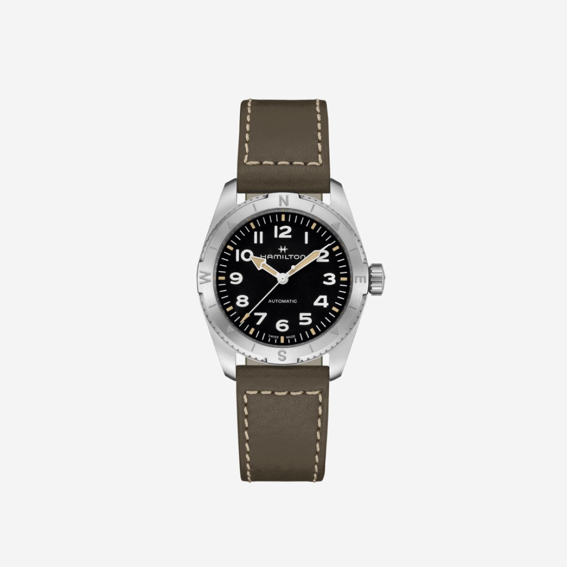 Hamilton Khaki Field Expedition Auto 37mm Stainless Steel Cow leather Black 상세 이미지 1