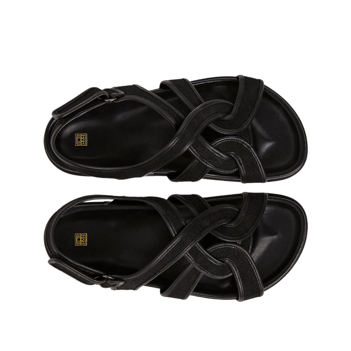 (W) Toteme The Chunky Sandals Black 상세 이미지 2