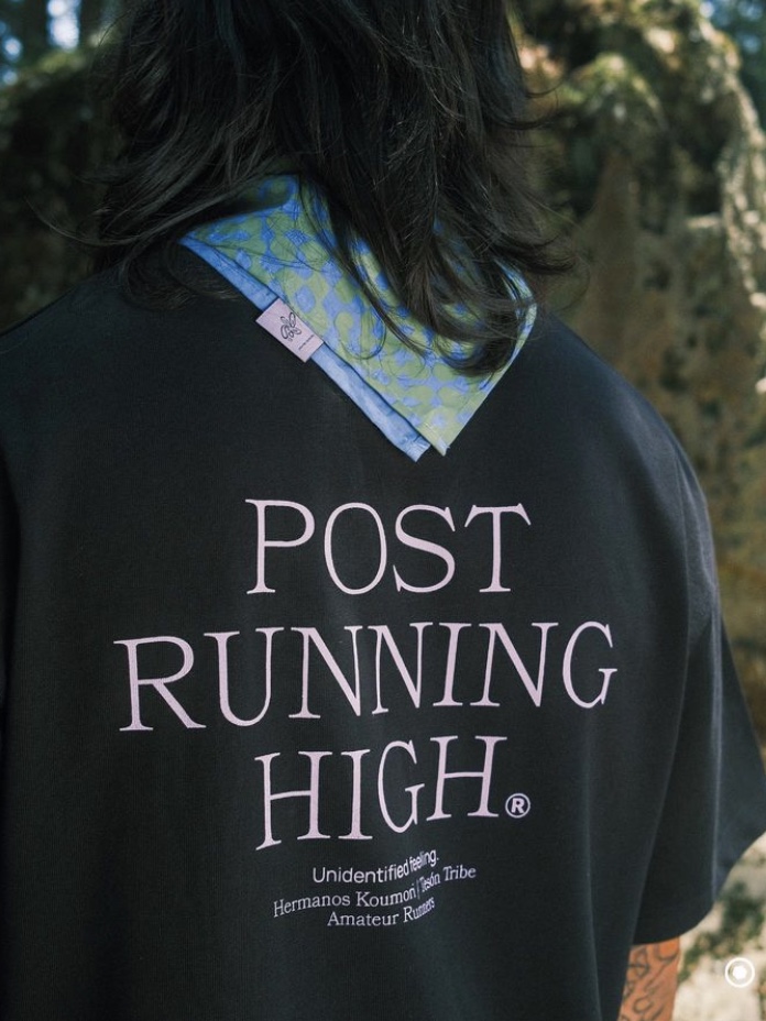 Hermanos Koumori PRH T-Shirt Black 착용 스타일 - 1