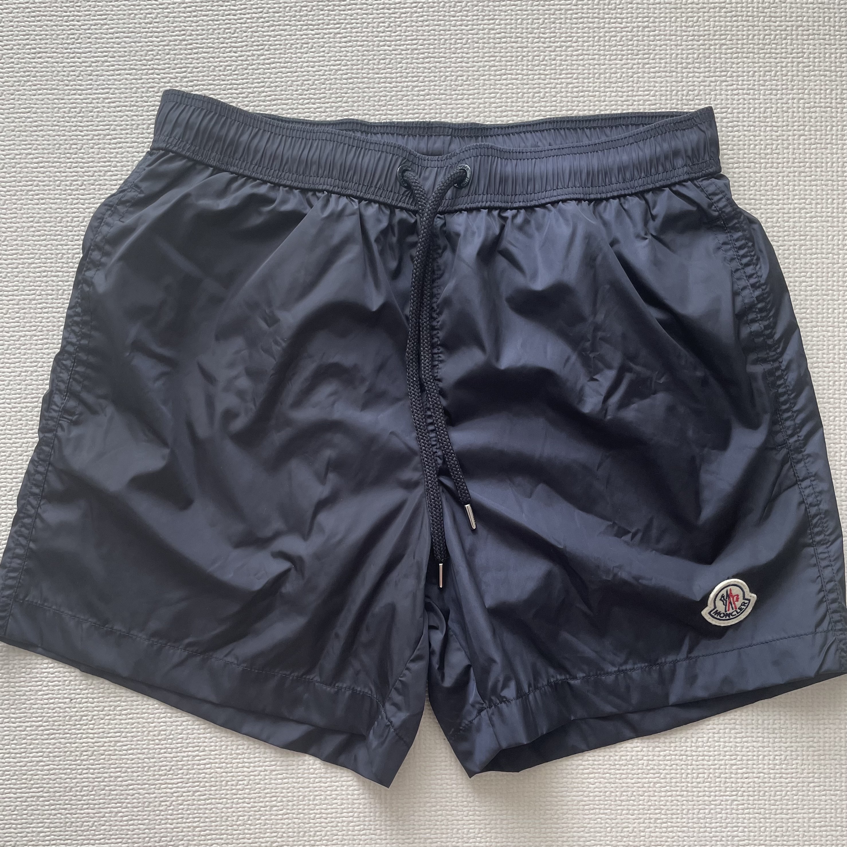 Moncler Swim Shorts Night Blue - 23SS 착용 스타일