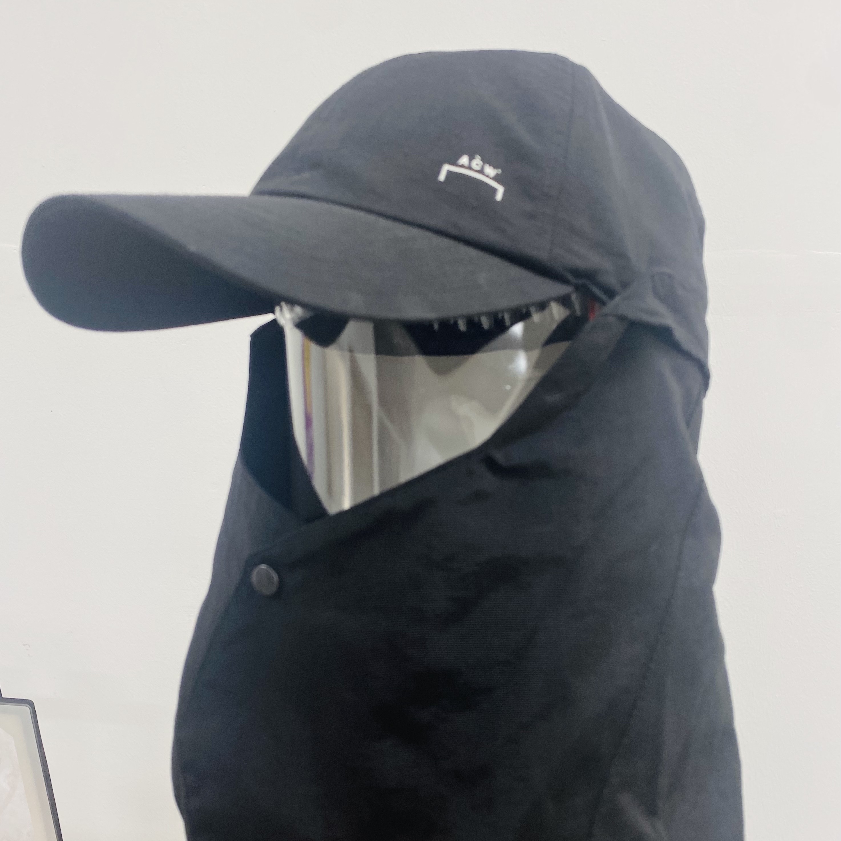 Converse x A-Cold-Wall Baseball Hat Black 착용 스타일 - 1