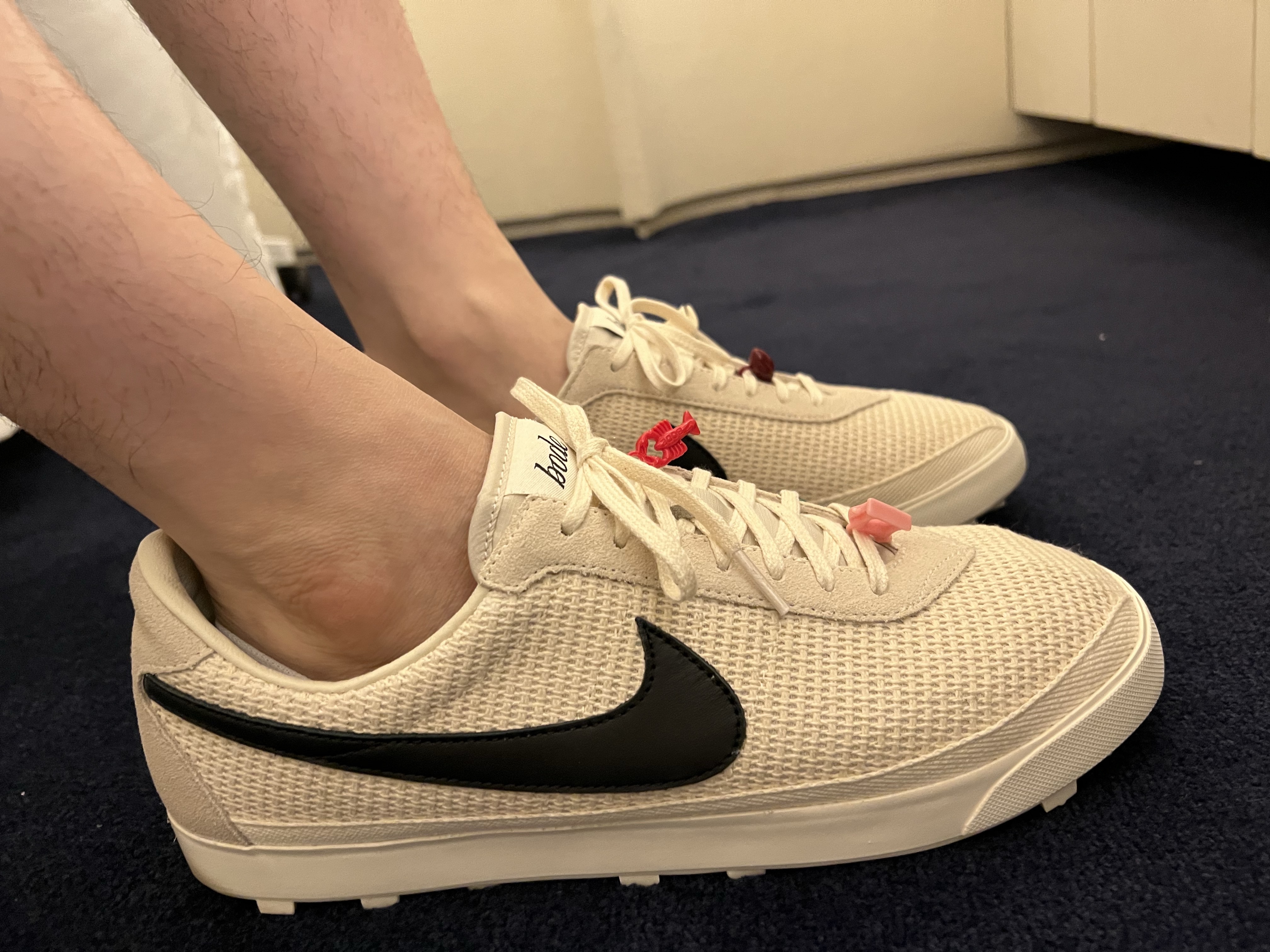 Nike x Bode Astrograbber SP Light Cream and Black 착용 스타일 - 2
