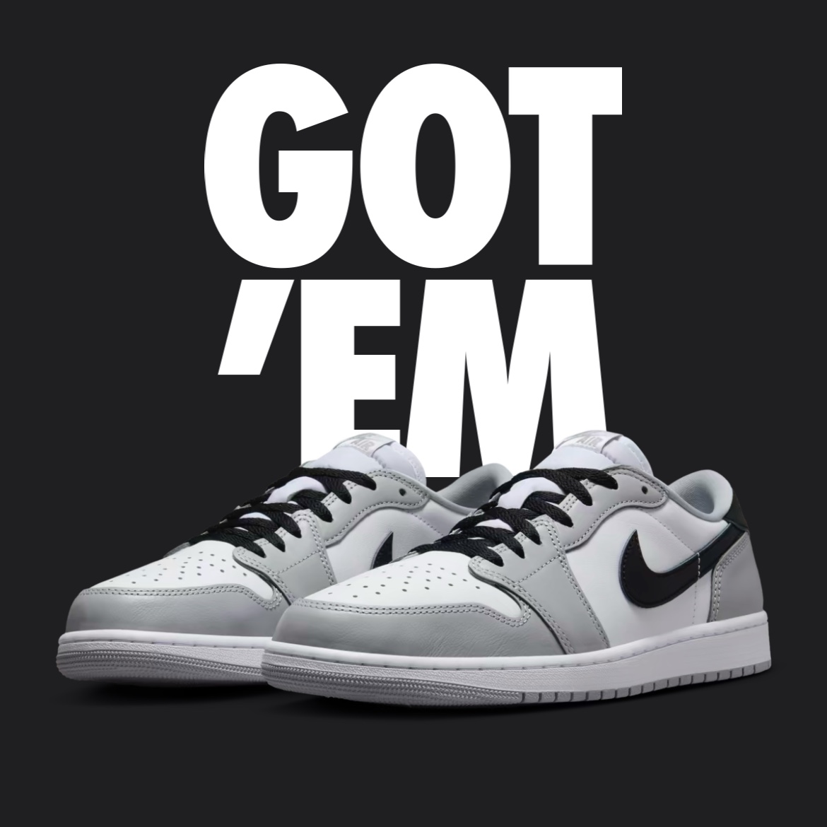 Jordan 1 Retro Low OG Wolf Grey and White 착용 스타일