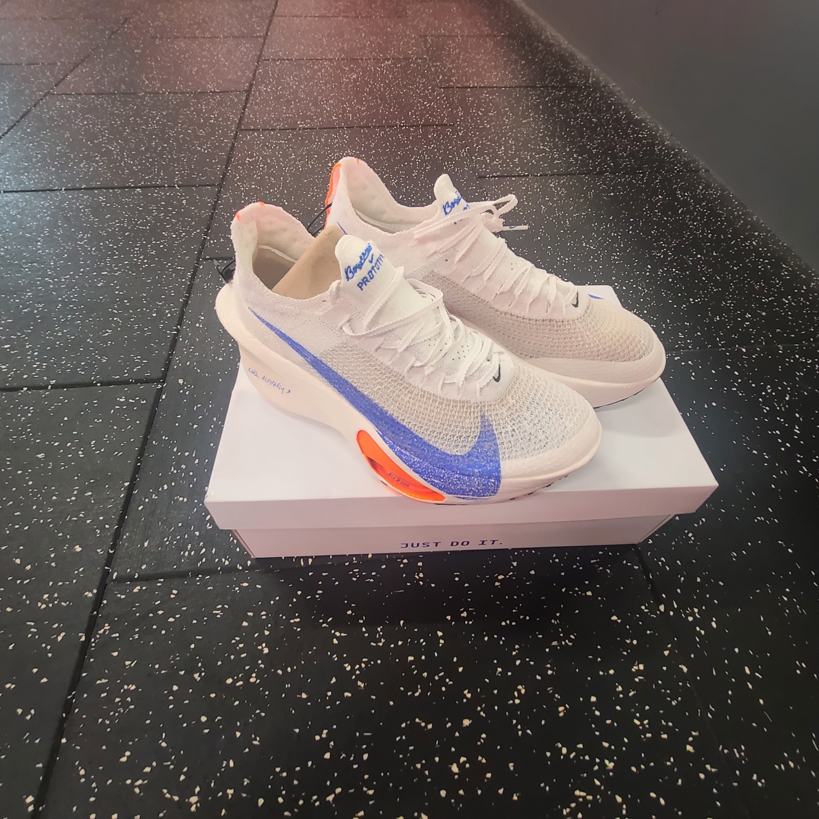 Nike Air Zoom Alphafly Next% 3 Blueprint 착용 스타일