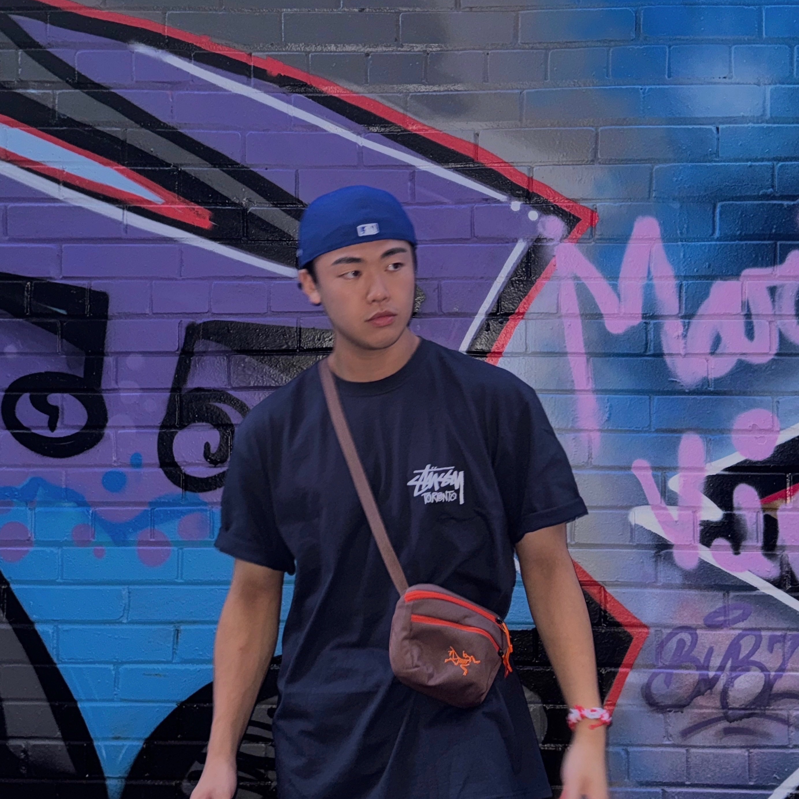 Stussy Basic Stussy T-Shirt Navy 2024, 2025 착용 스타일 - 2