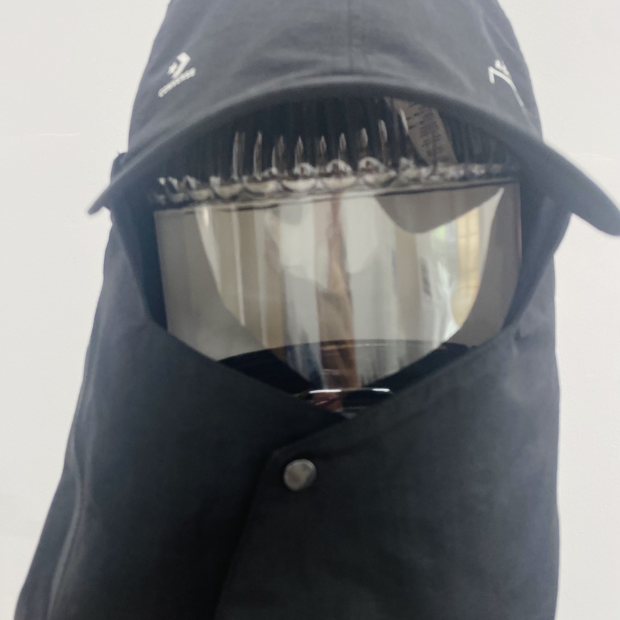Converse x A-Cold-Wall Baseball Hat Black 착용 스타일 - 2
