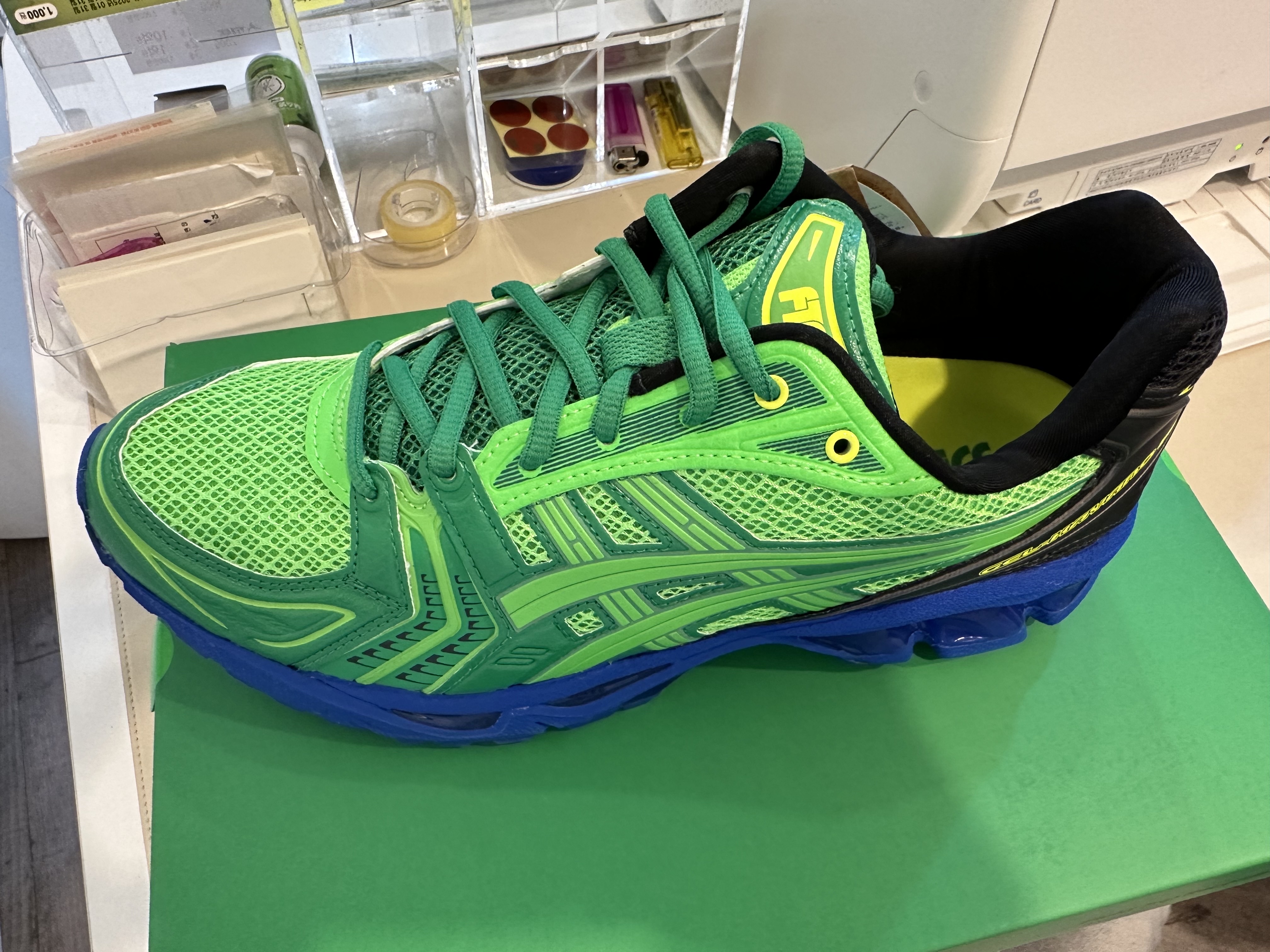 Asics x Field Trip Recordings Gel-Kayano 14 Fern Green 착용 스타일 - 1