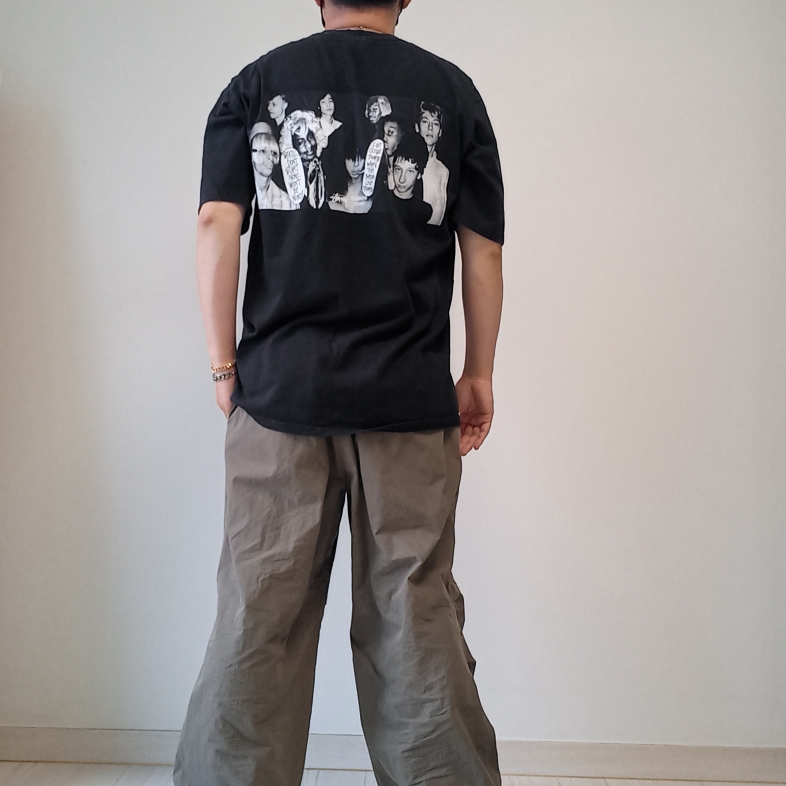 Supreme Seersucker S Logo 6-Panel Woodland Camo - 24SS, Stussy x Martine Rose Collage Pigment Dyed T-Shirt Black 착용 스타일 - 6
